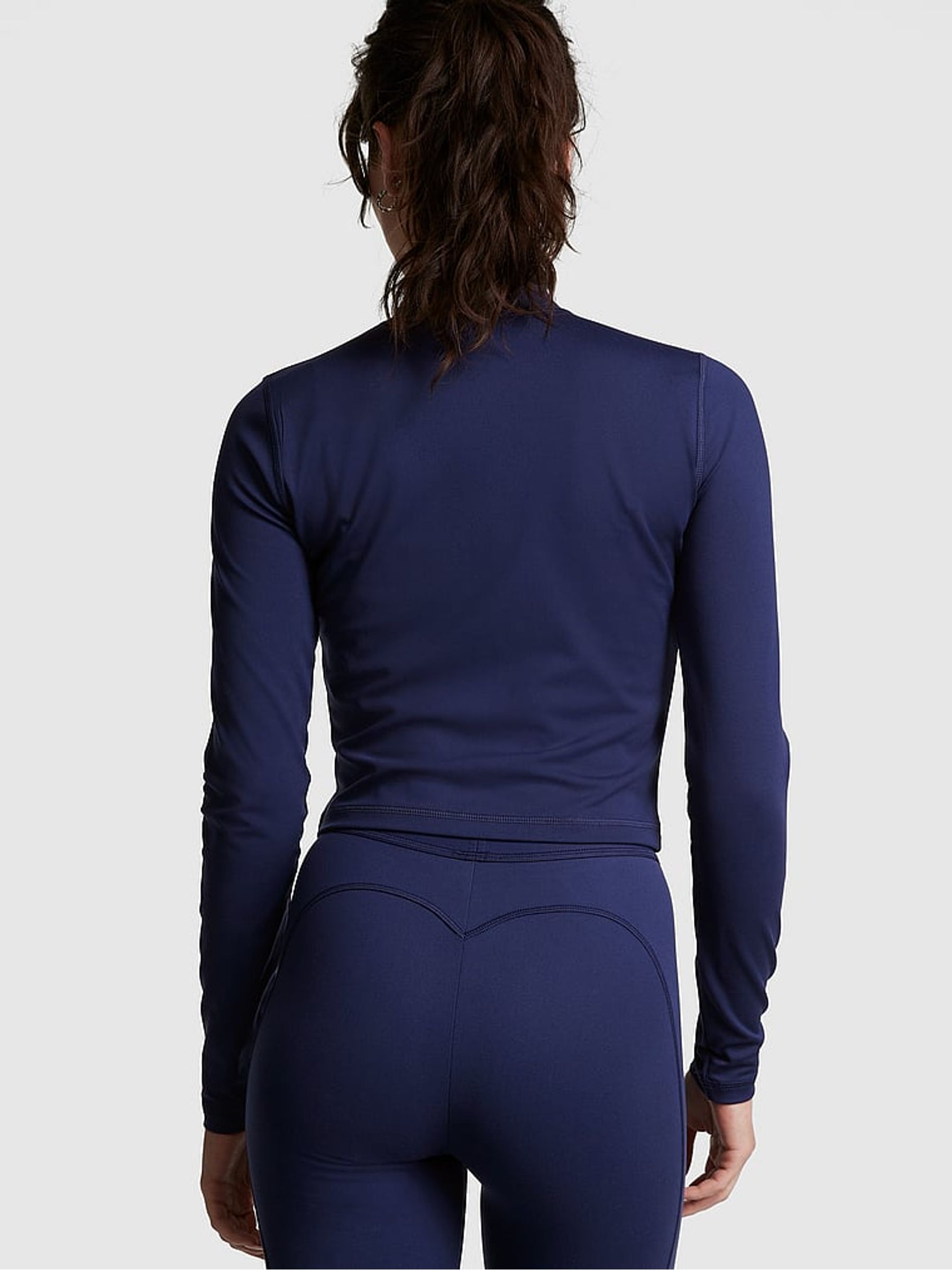 Midnight Navy Blue Active Full Zip Jacket - Image 2 of 3