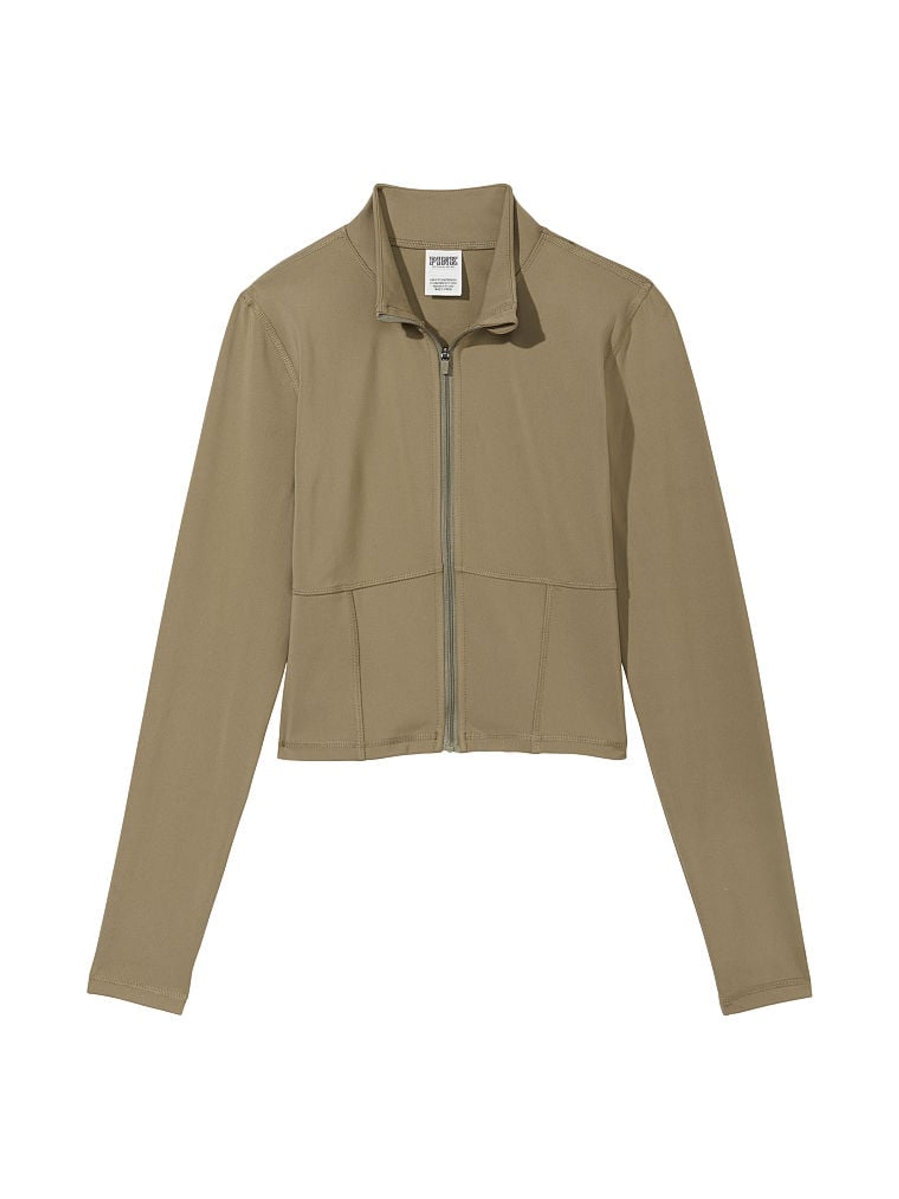 Dusted Olive Green Active Full Zip Jacket - Image 3 of 3
