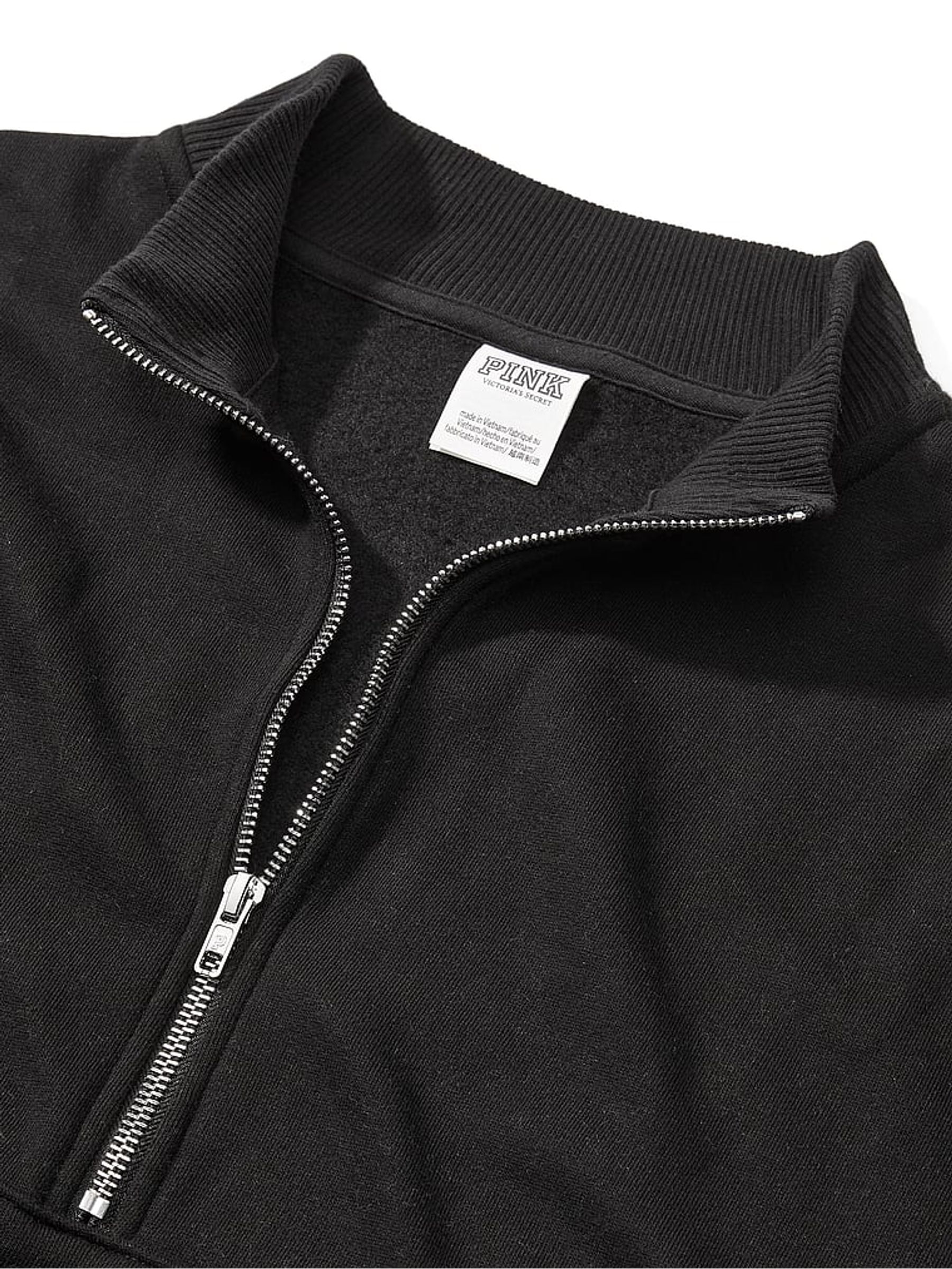 Pure Black Fleece Sweatshirt - Image 4 of 4