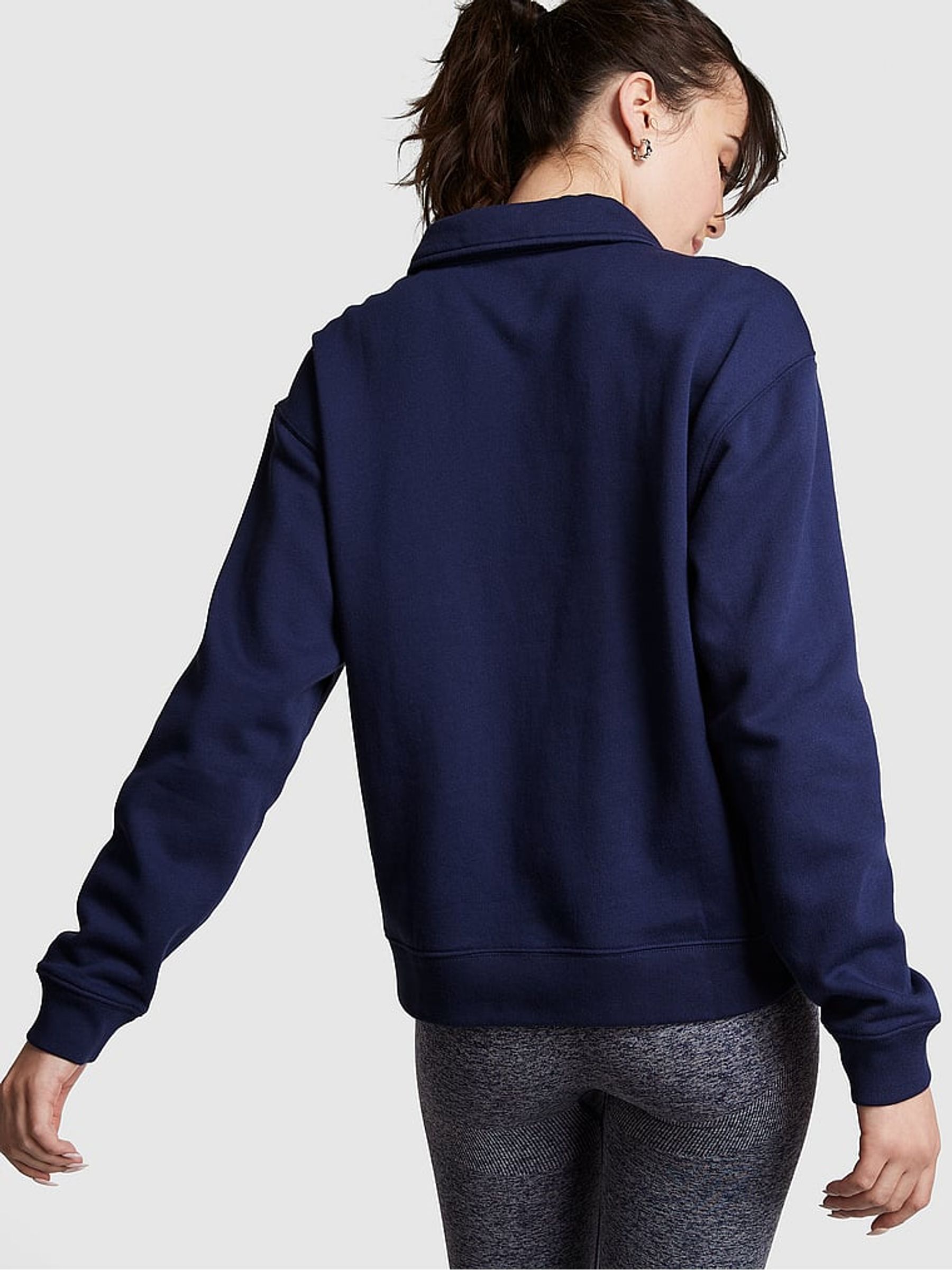 Midnight Navy Blue Polo Sweatshirt - Image 2 of 3