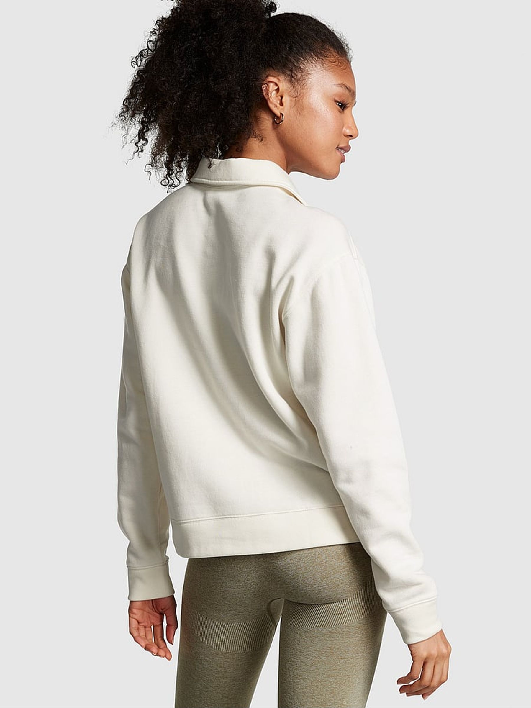 Cream Polo Sweatshirt - Image 2 of 3