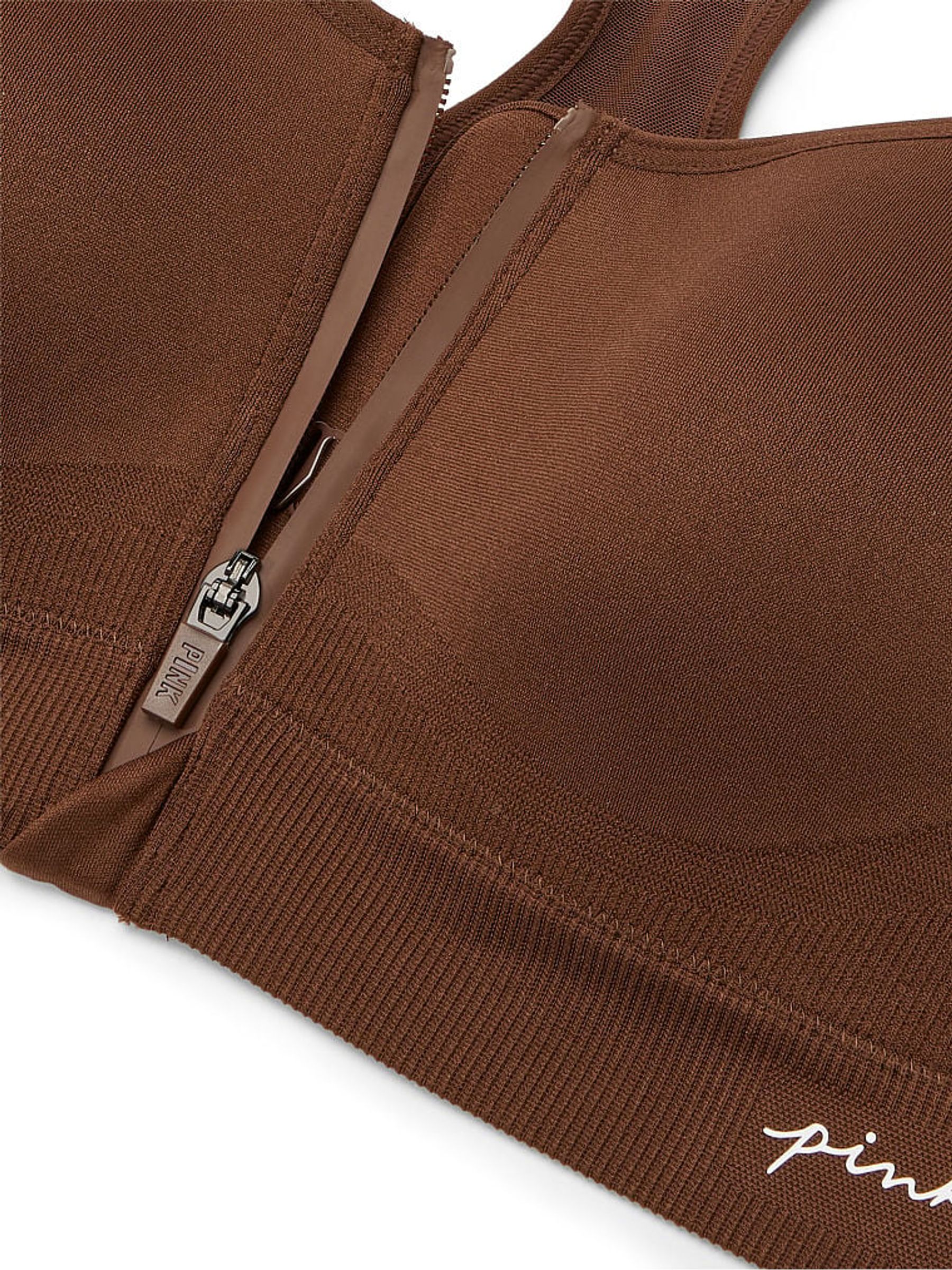 Chocolate Kiss Brown Seamless Air Sports Bra - Image 4 of 4