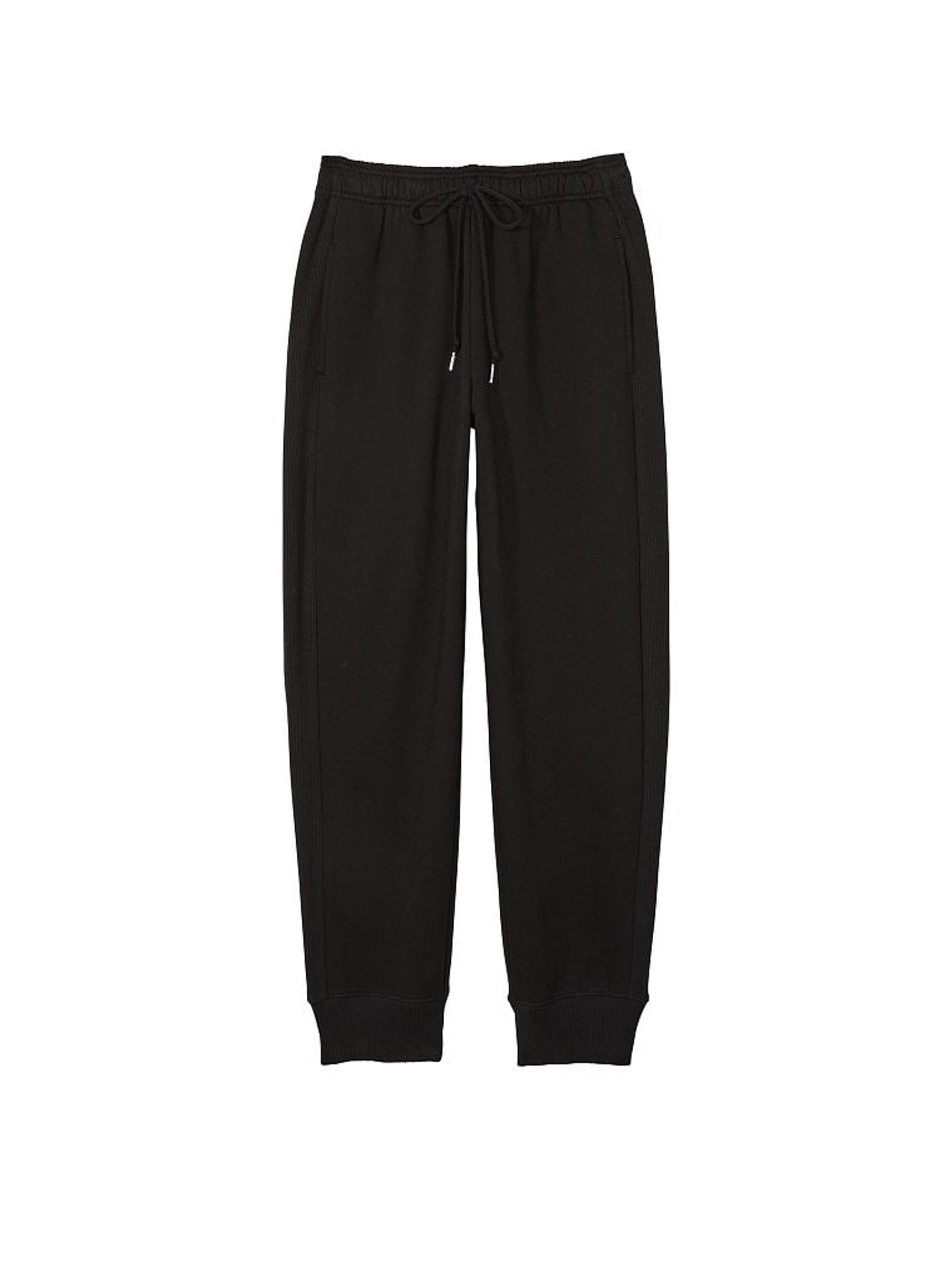 Pure Black Fleece Jogger - Image 3 of 4