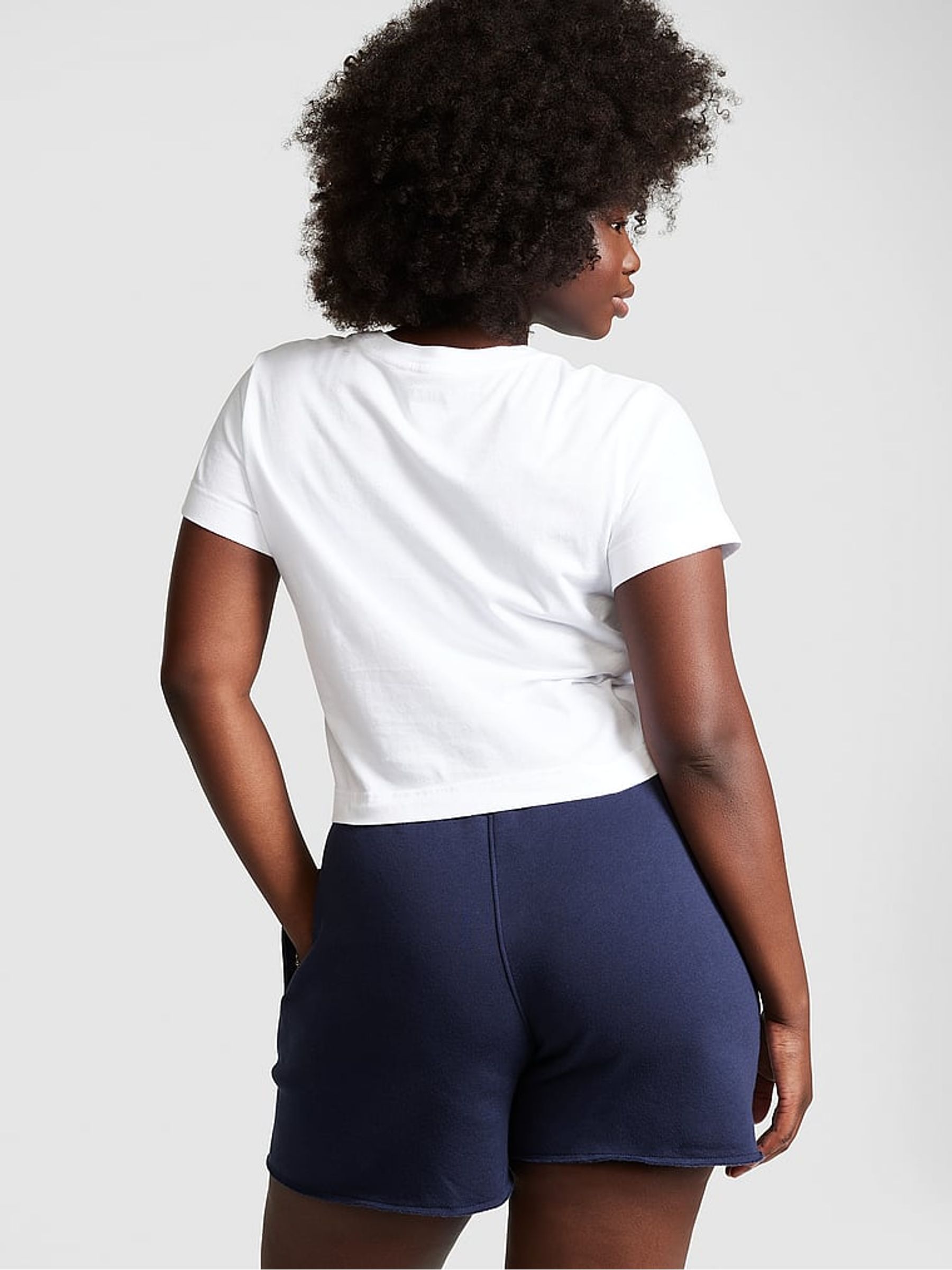 Optic White Short Sleeve Shrunken T-Shirt - Image 2 of 4