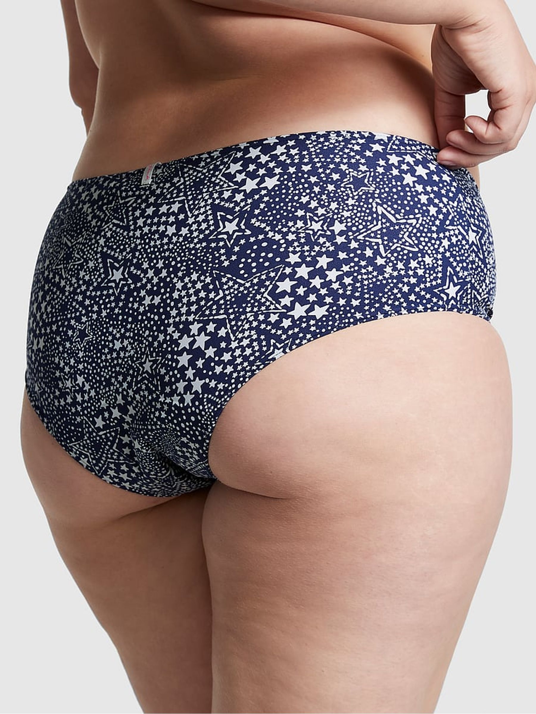 Midnight Navy Star Blue Hipster Period Pant Knickers - Image 2 of 4