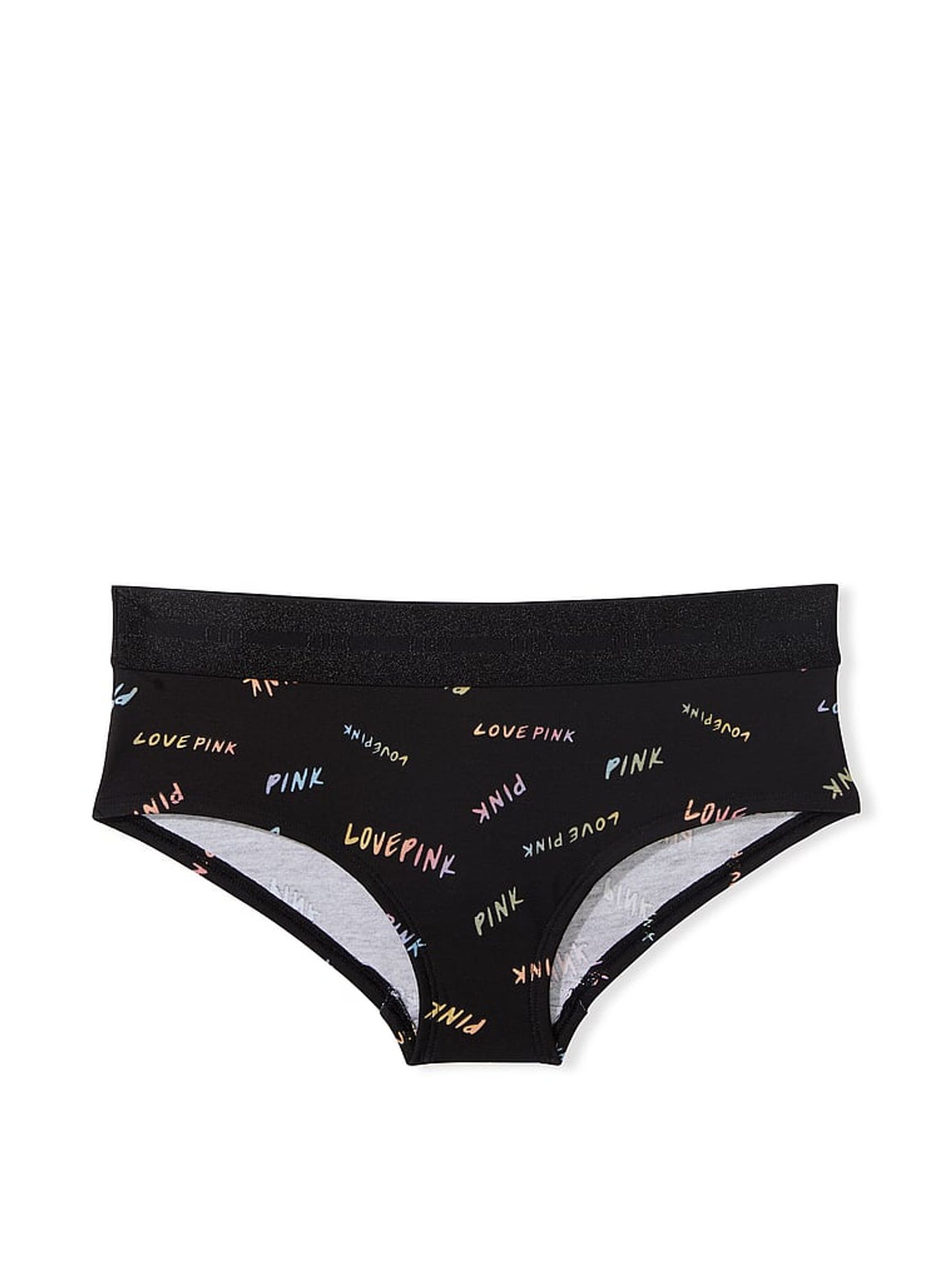 Pure Black Logo Hipster Knickers - Image 2 of 2