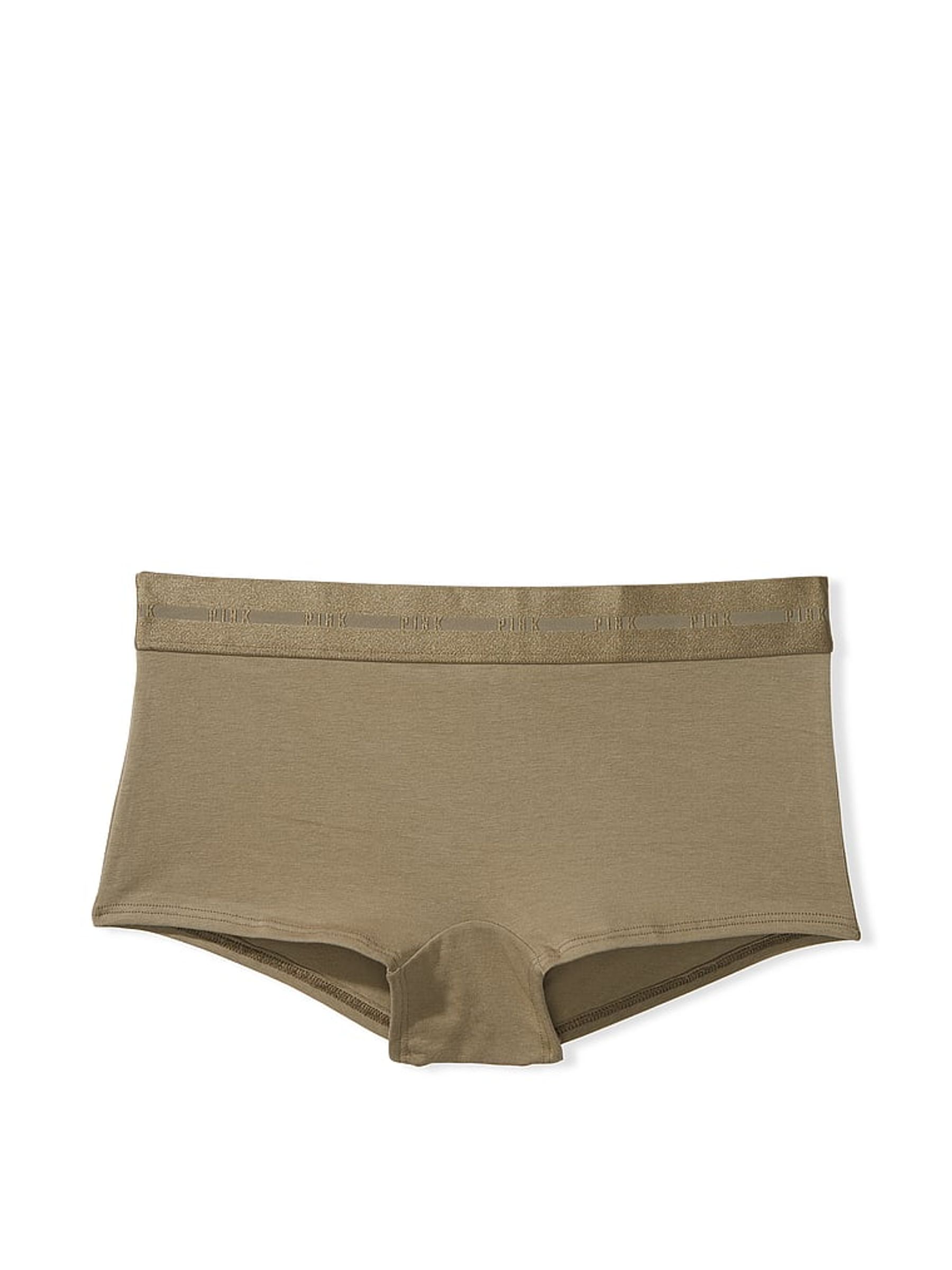 Dusted Olive Green Logo Short Knickers - Image 3 of 4