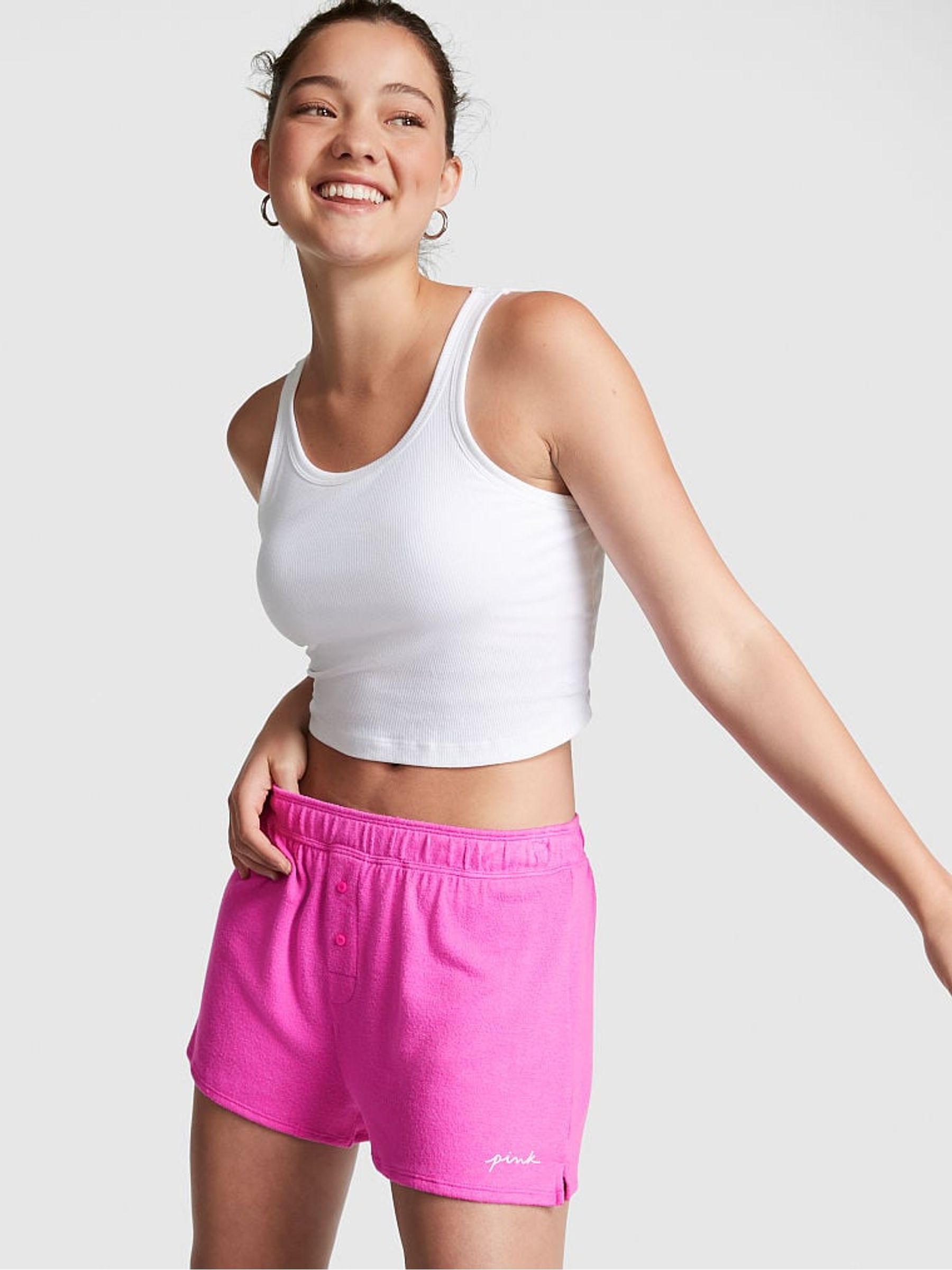 Pink Berry Period Pyjama Shorts - Image 1 of 4