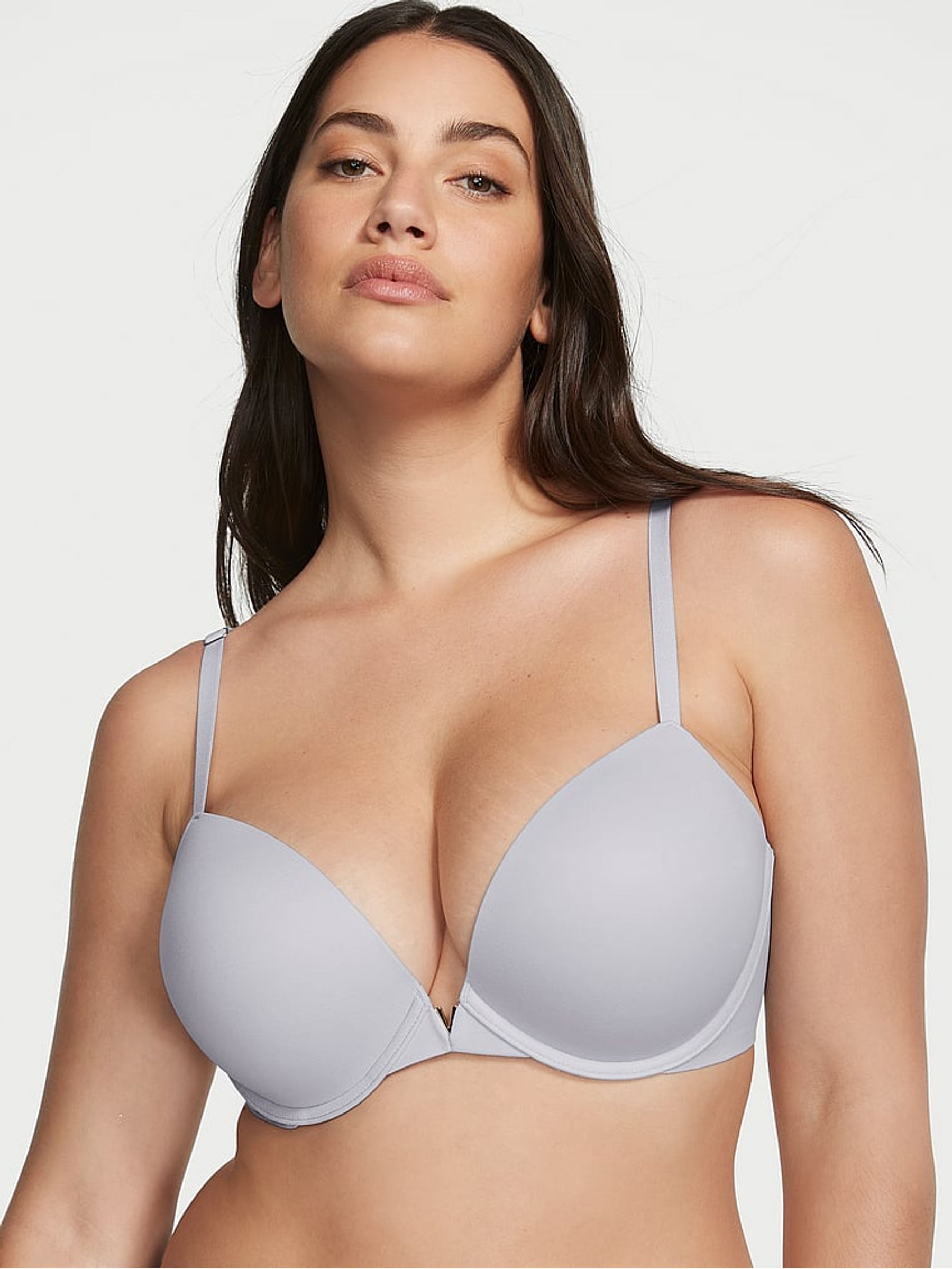 Flint Grey Smooth Push Up Bra - Image 1 of 4