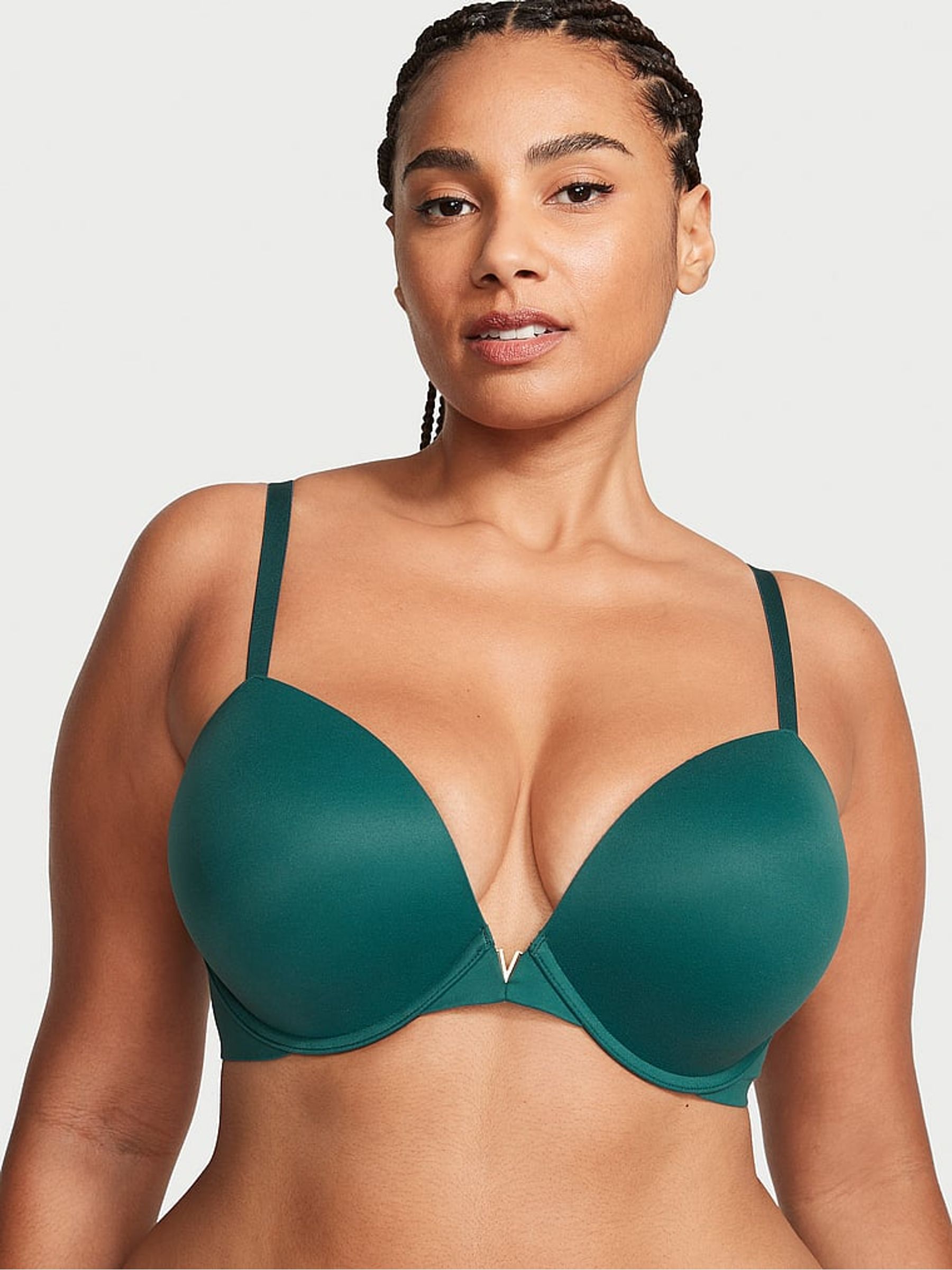 Black Ivy Green Smooth Push Up Bra - Image 1 of 3