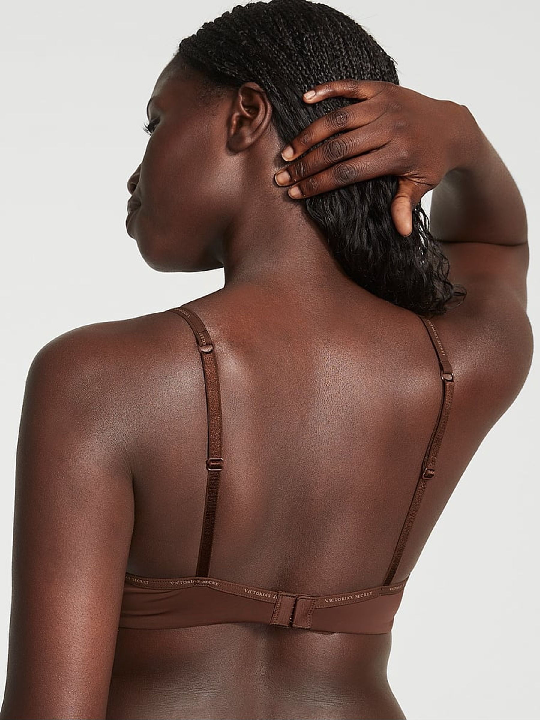 Ganache Nude Mini Logo Non Wired Lightly Lined Bra - Image 2 of 3