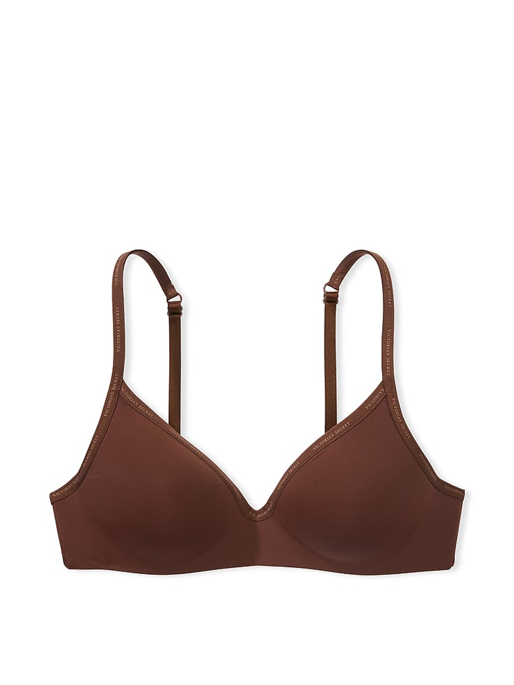 Ganache Nude Mini Logo Non Wired Lightly Lined Bra - Image 3 of 3