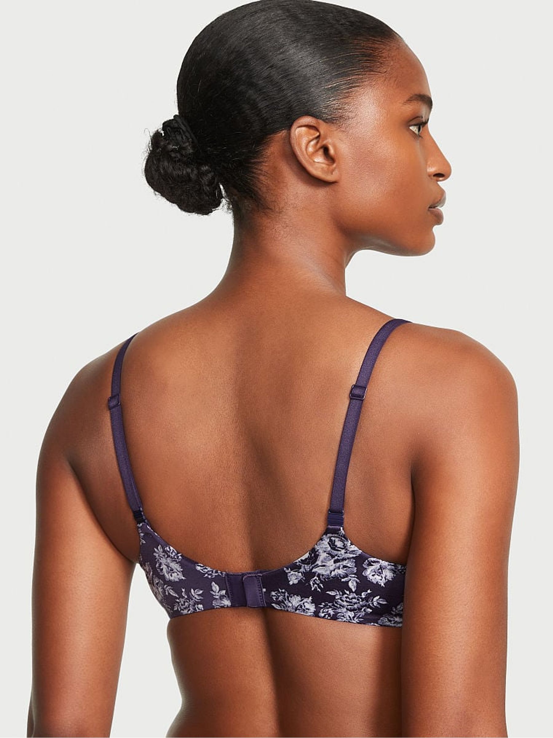 Valiant Purple Floral Full Cup Push Up Bra - Image 2 of 4