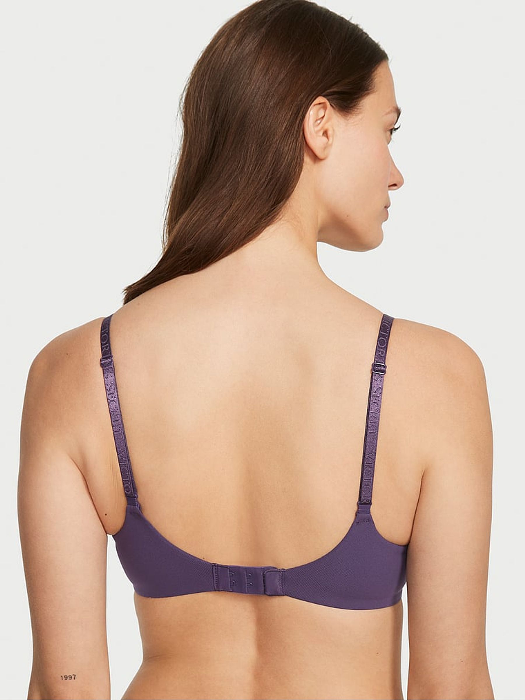 Valiant Purple Rib Lightly Lined Demi Bra - Image 2 of 3