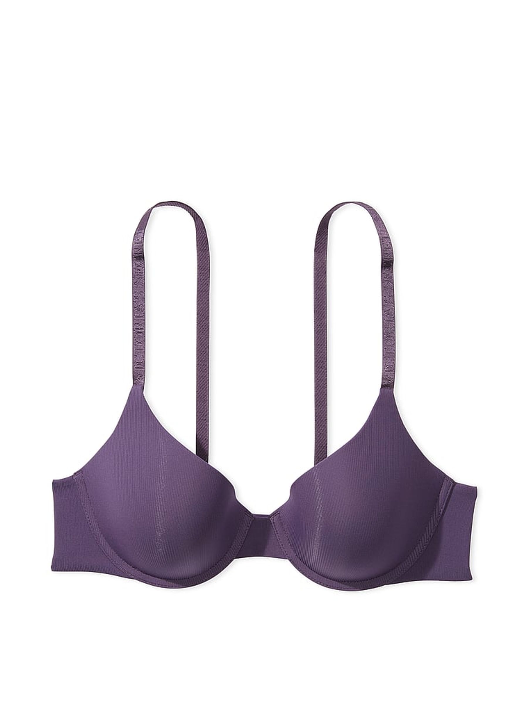 Valiant Purple Rib Lightly Lined Demi Bra - Image 3 of 3