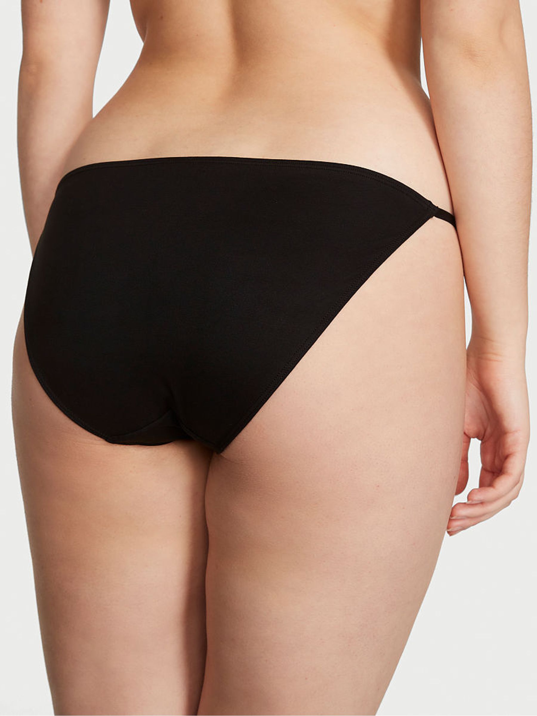 Black Smooth Bikini Knickers - Image 2 of 3