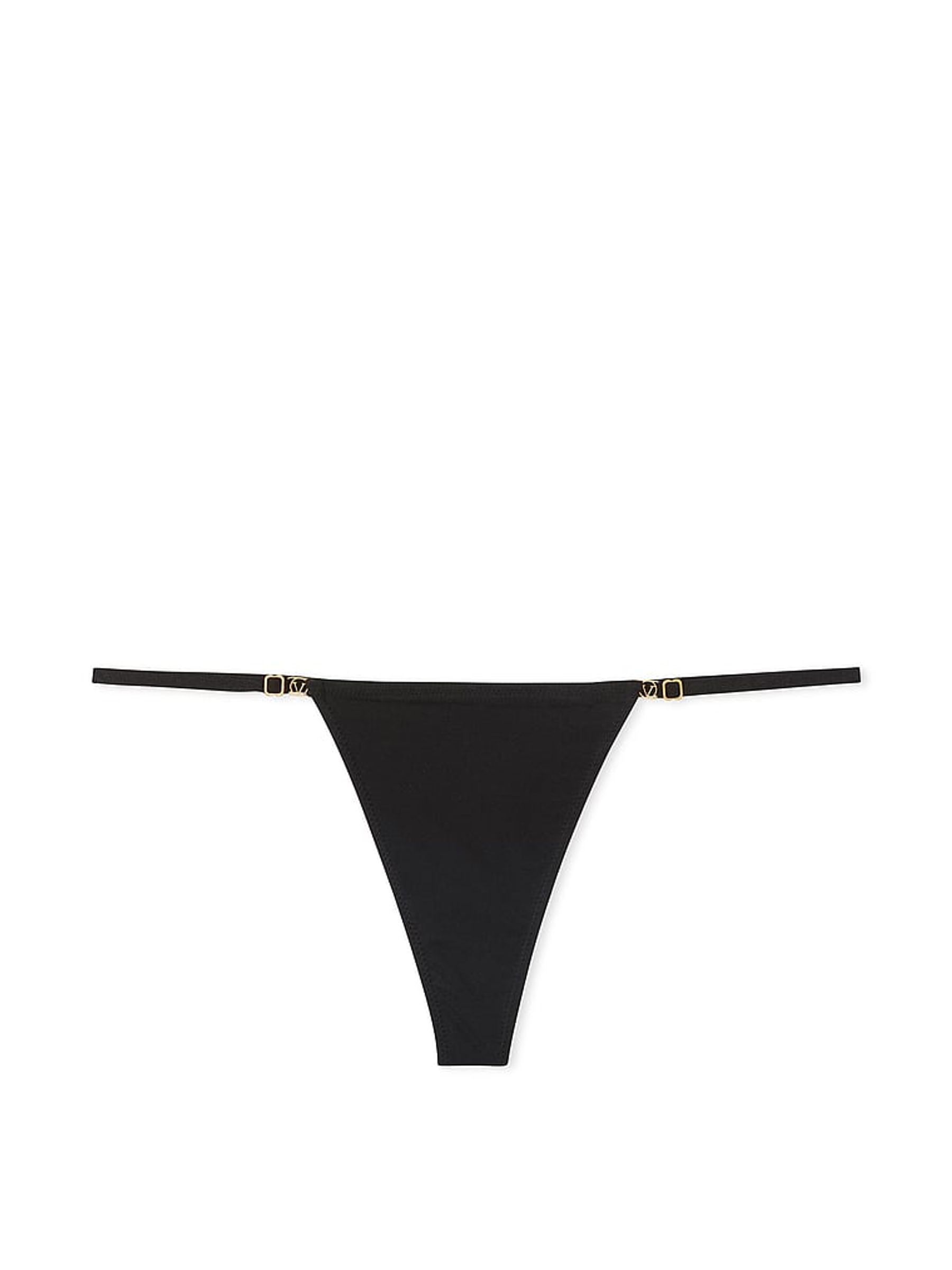 Black Smooth Thong Knickers - Image 3 of 3