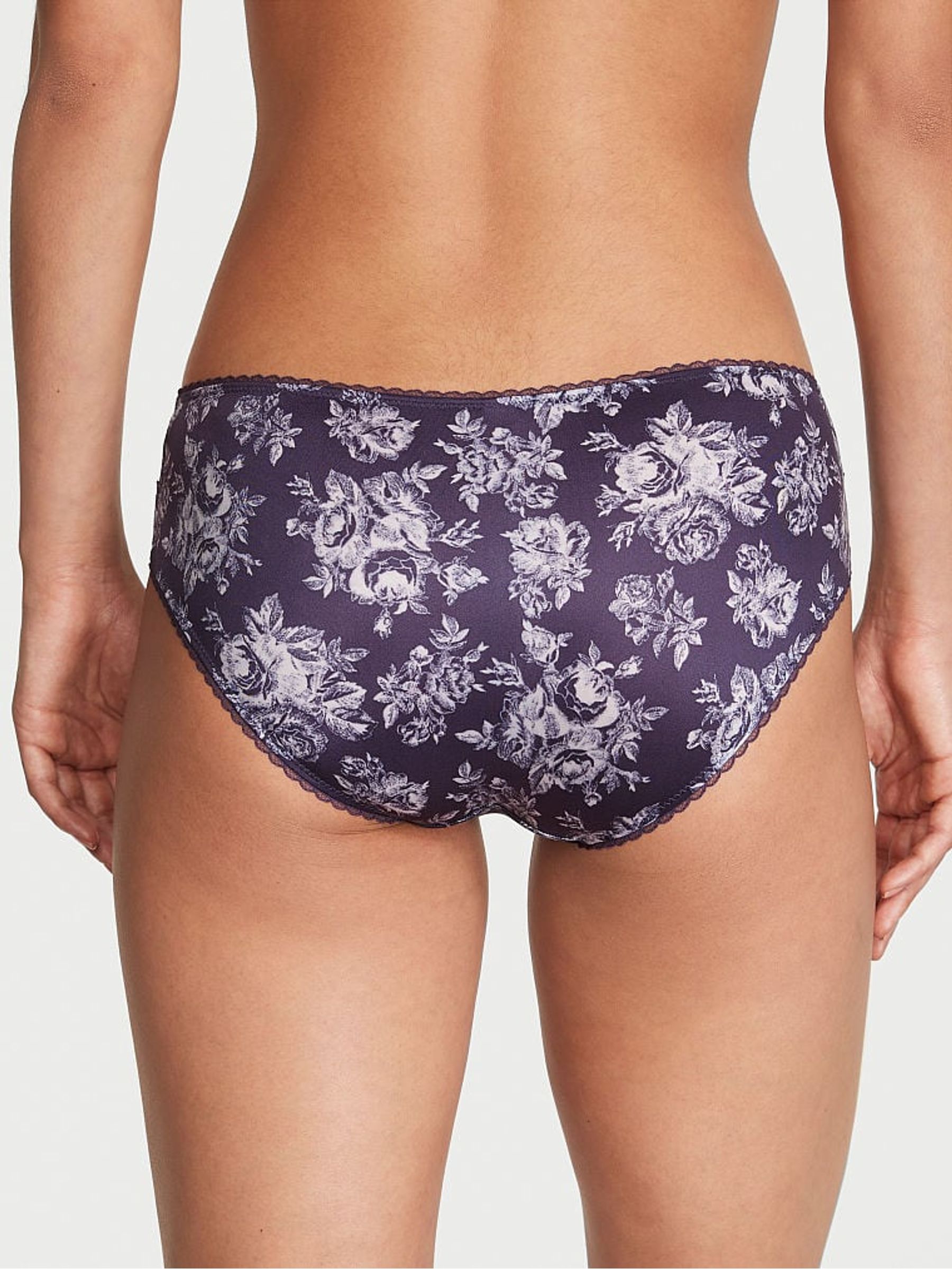 Valiant Purple Floral Lace Hipster Knickers - Image 2 of 4