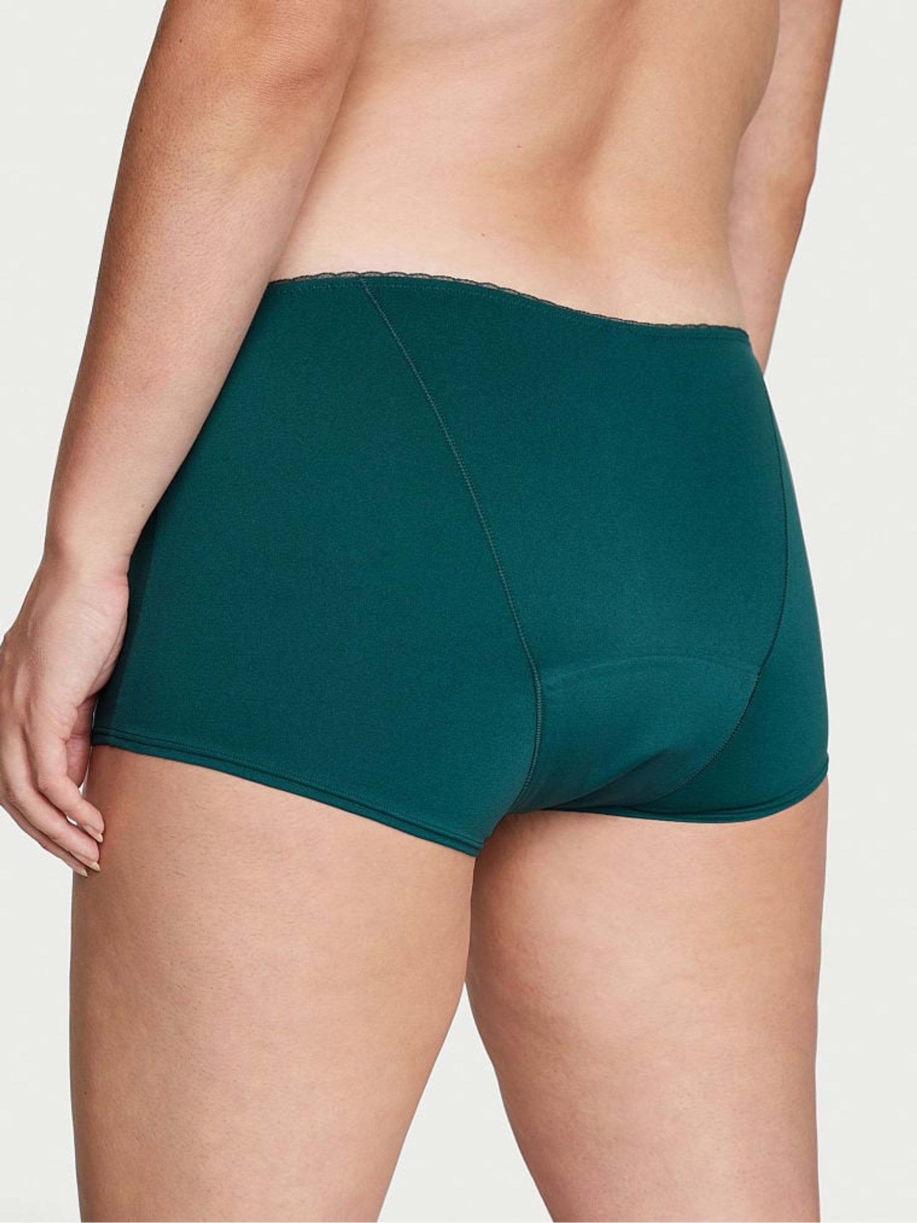 Black Ivy Green Smooth Short Period Knickers - Image 2 of 4