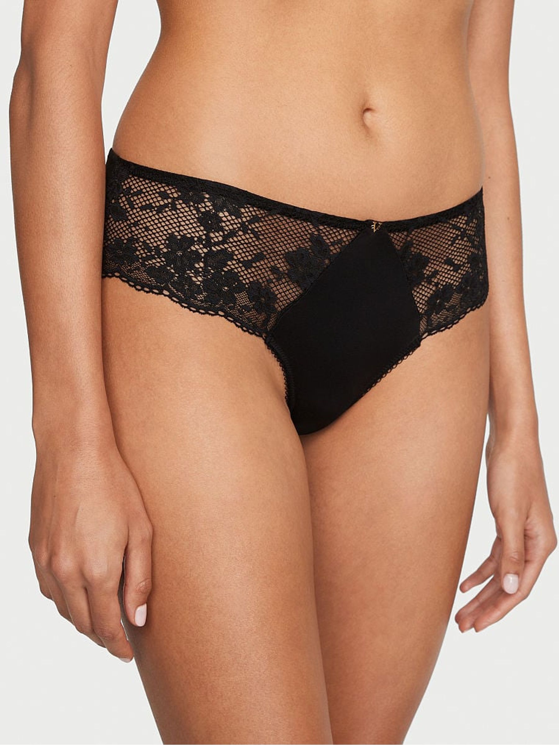 Black Lace Hipster Knickers - Image 1 of 3