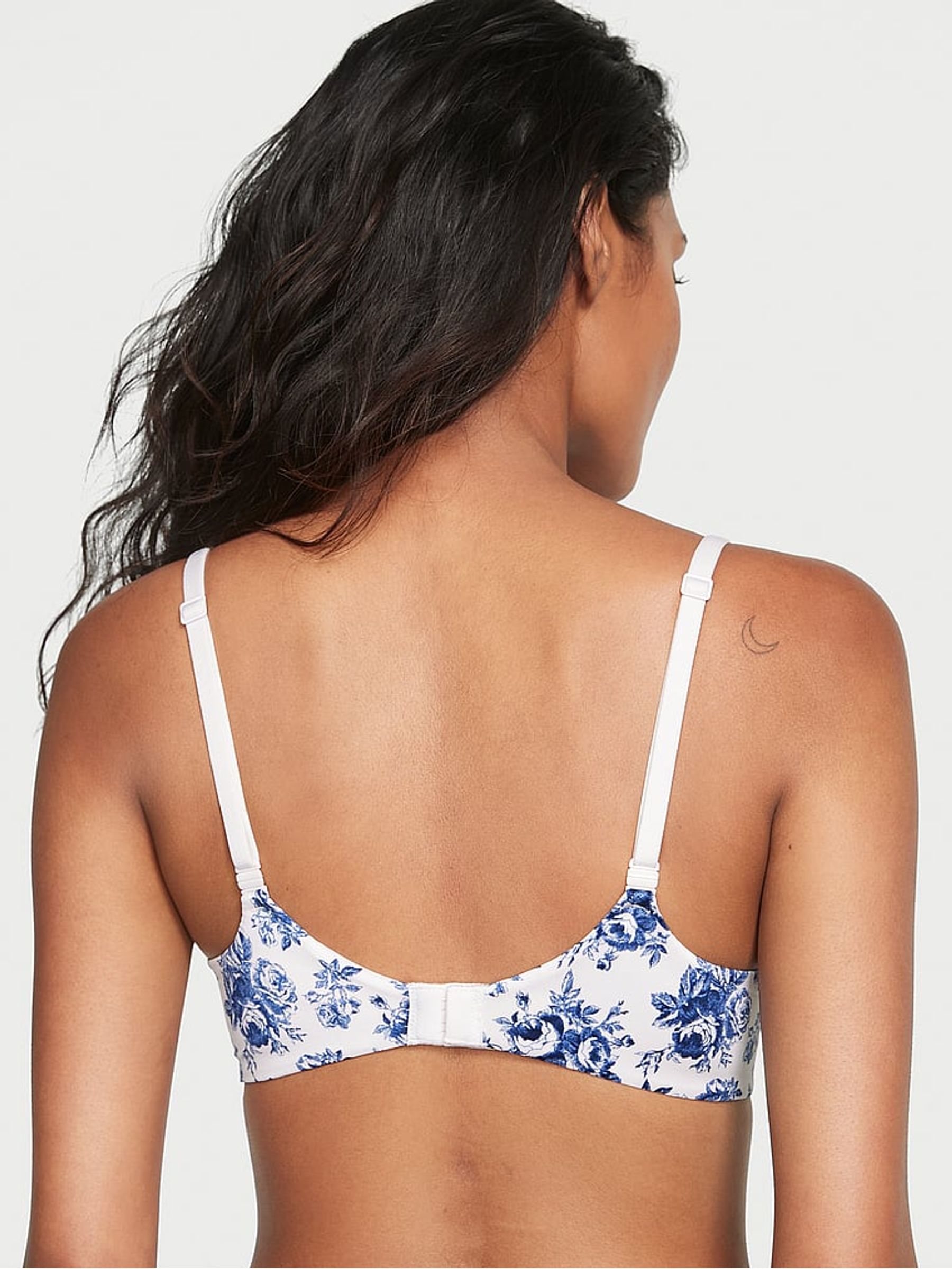 Coconut White Floral Demi Bra - Image 2 of 4