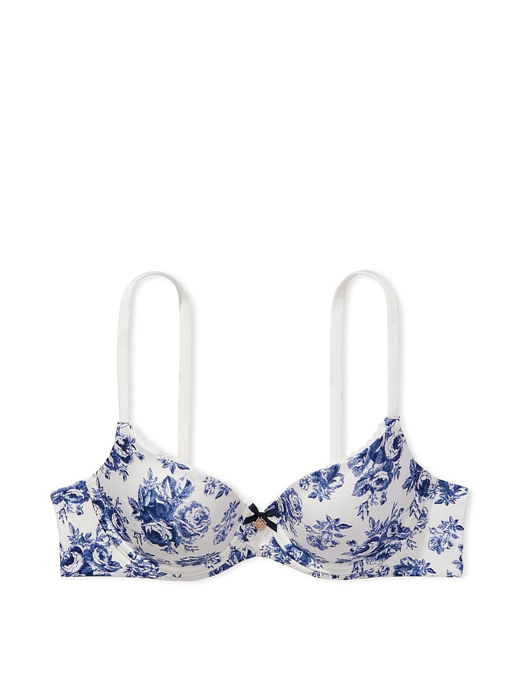 Coconut White Floral Demi Bra - Image 4 of 4