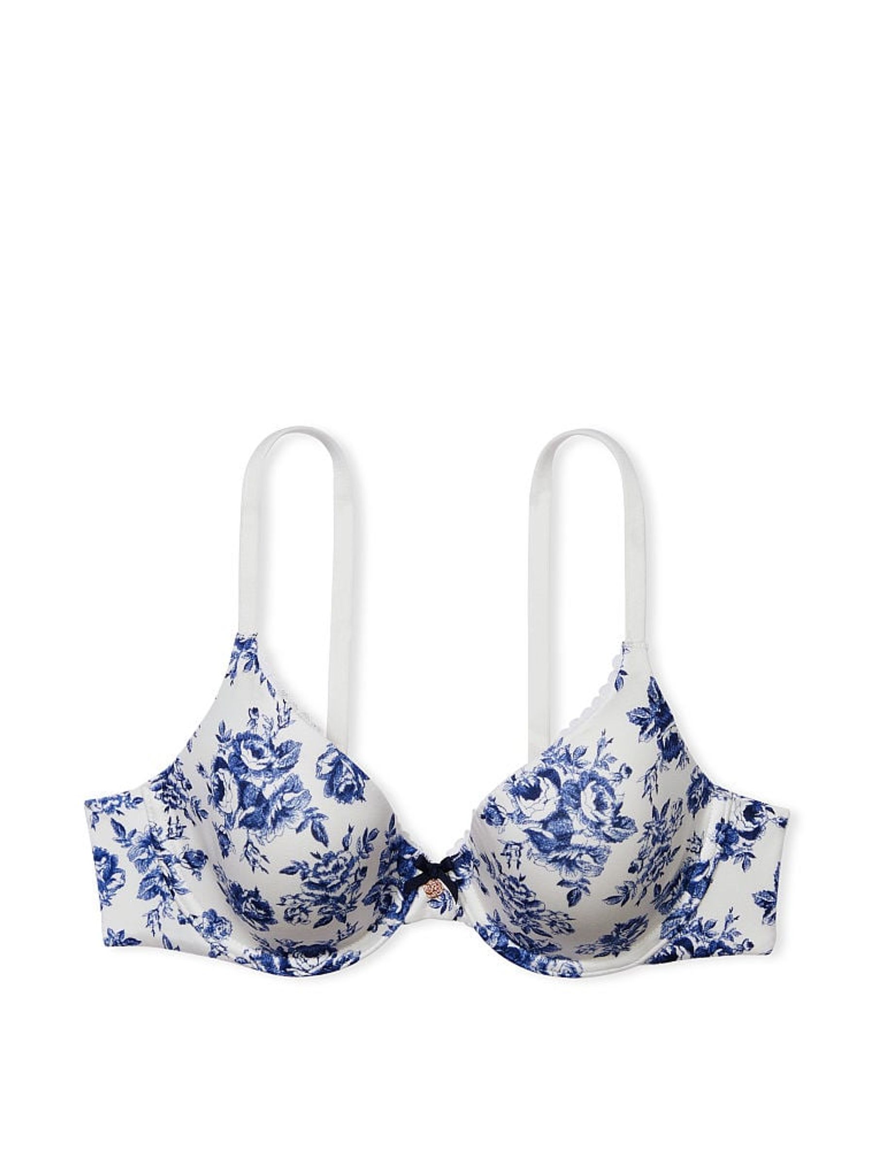 Coconut White Floral Lightly Lined Full Cup Bra - Image 3 of 3