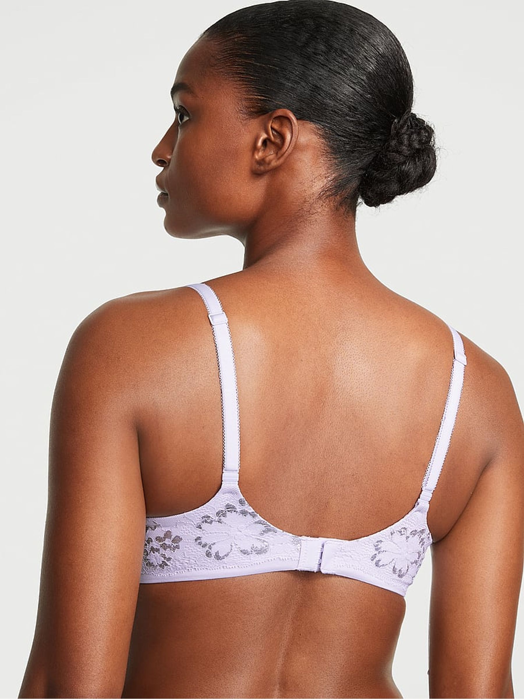 Lucky Lilac Purple Lace Full Cup Push Up Bra - Image 2 of 4