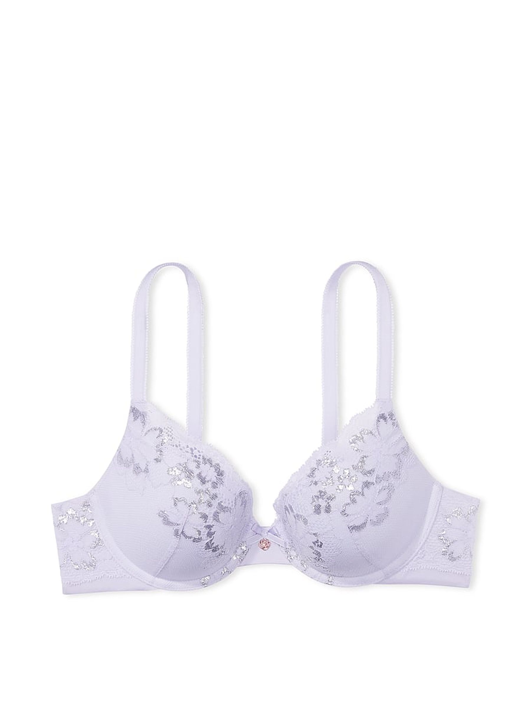 Lucky Lilac Purple Lace Full Cup Push Up Bra - Image 4 of 4