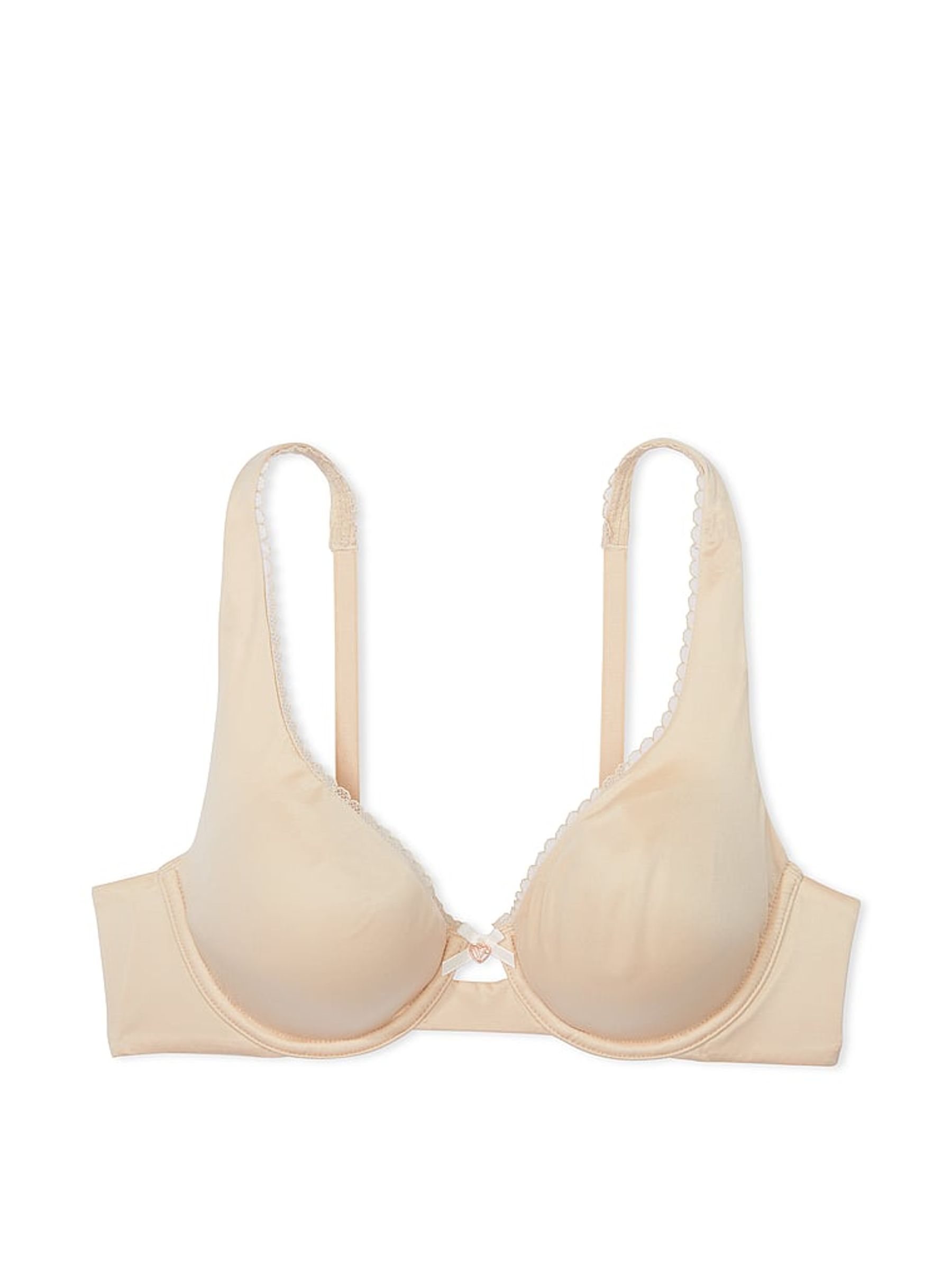 Marzipan Nude Smooth Unlined Demi Invisible Lift Minimiser Bra - Image 3 of 3