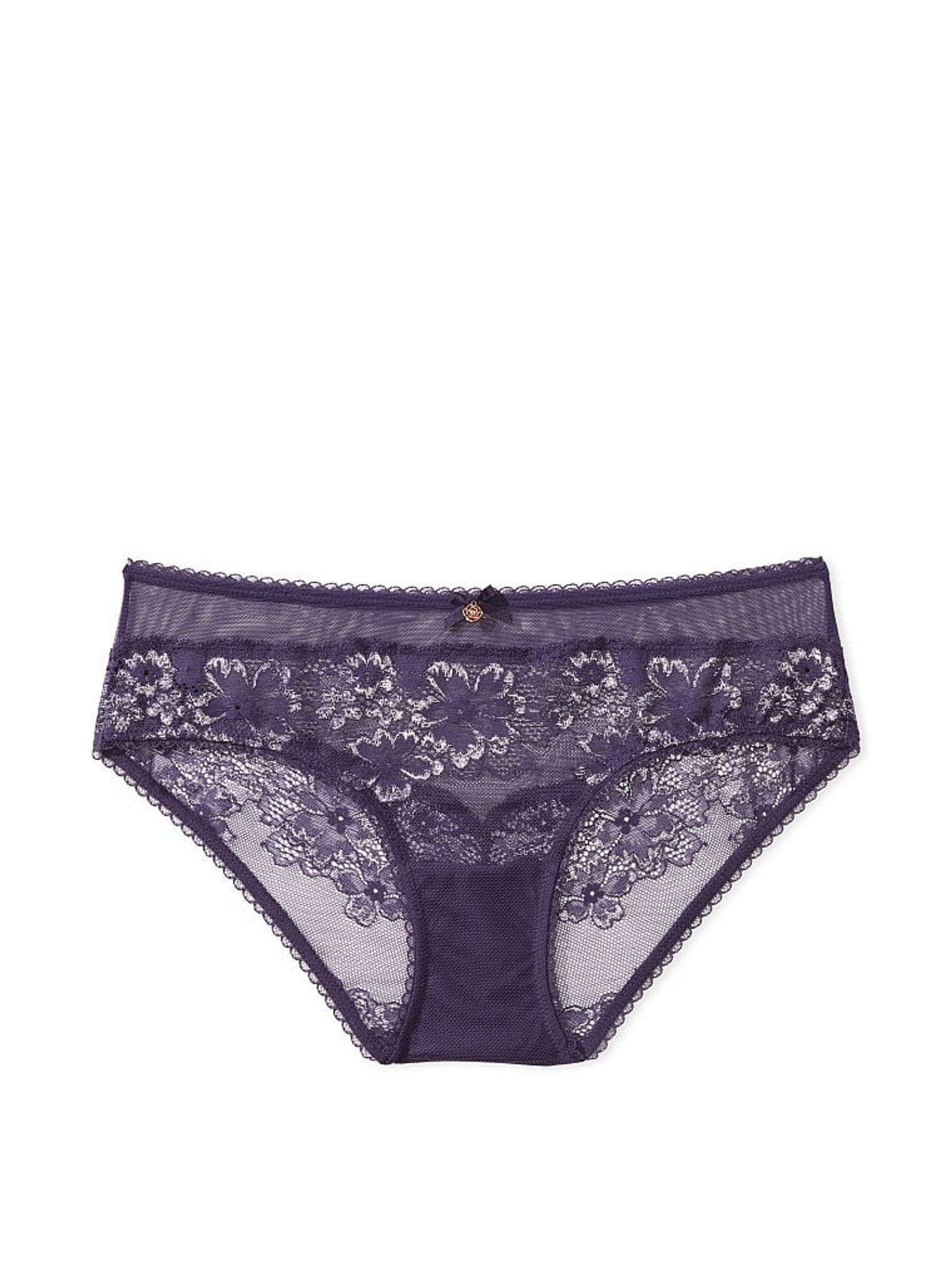Valiant Purple Lace Hipster Knickers - Image 3 of 3