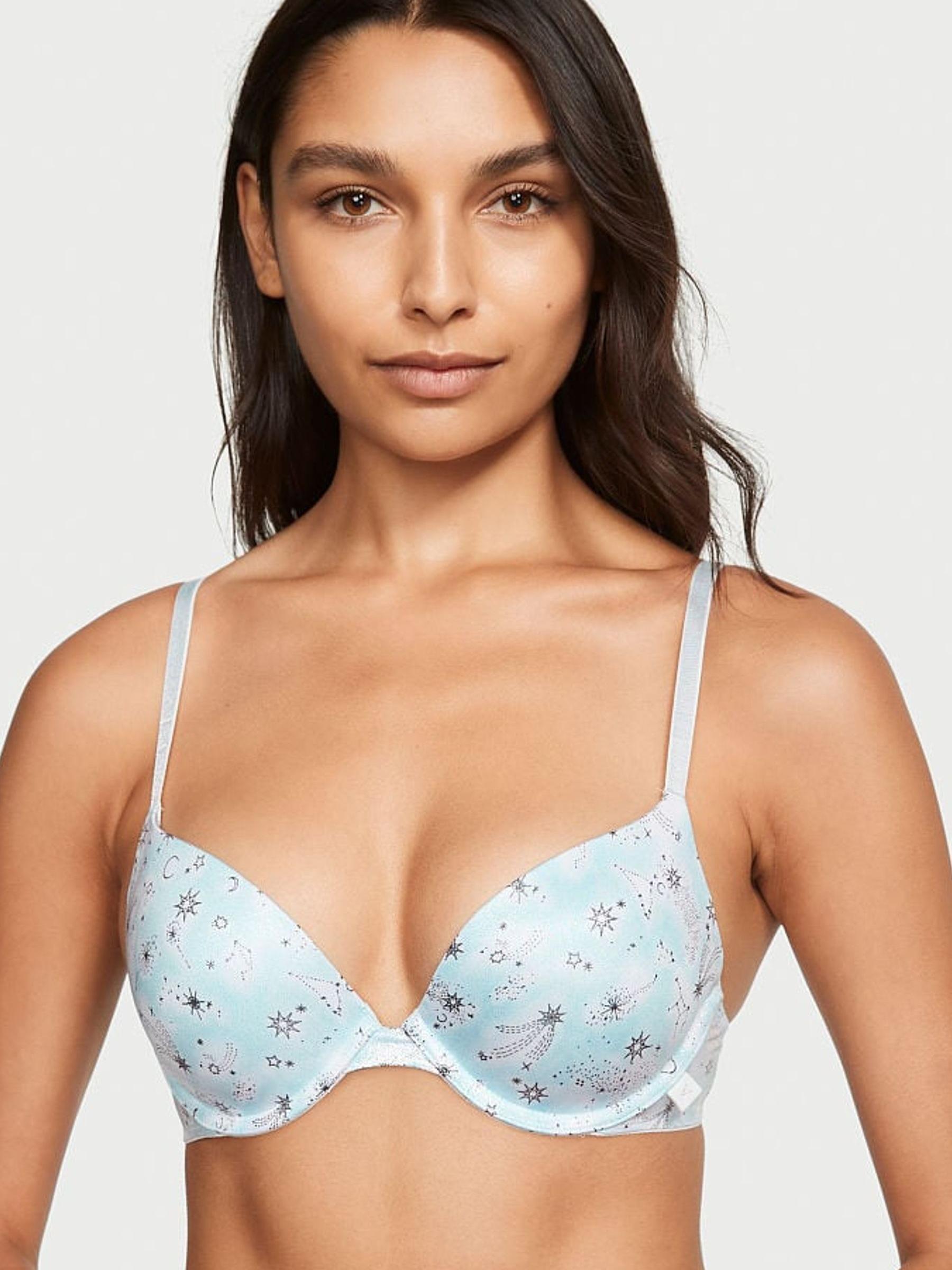 Light Blue Starry Night Print Bra - Image 1 of 4