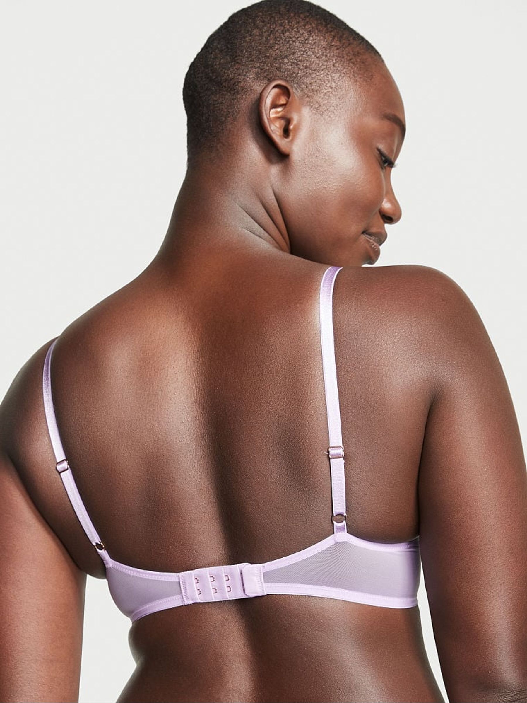 Jasmine Purple Embroidered Push Up Bra - Image 2 of 2