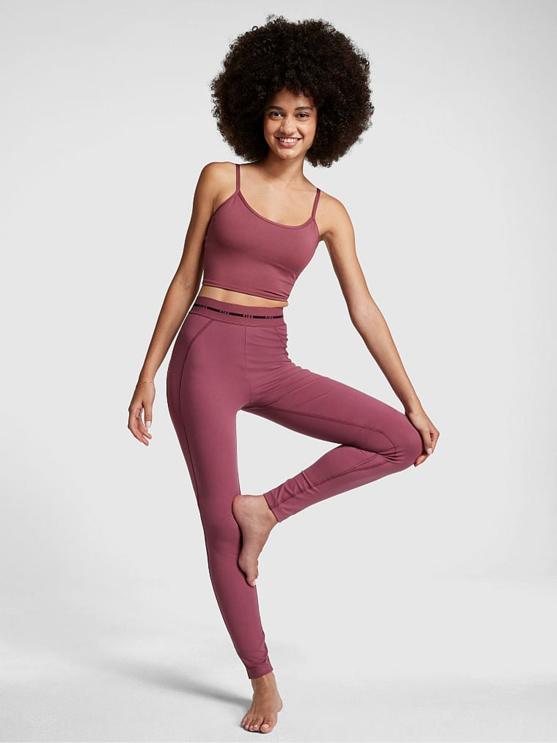 Morning Rose Pink Lightly Lined Sports Bra - Image 3 of 4