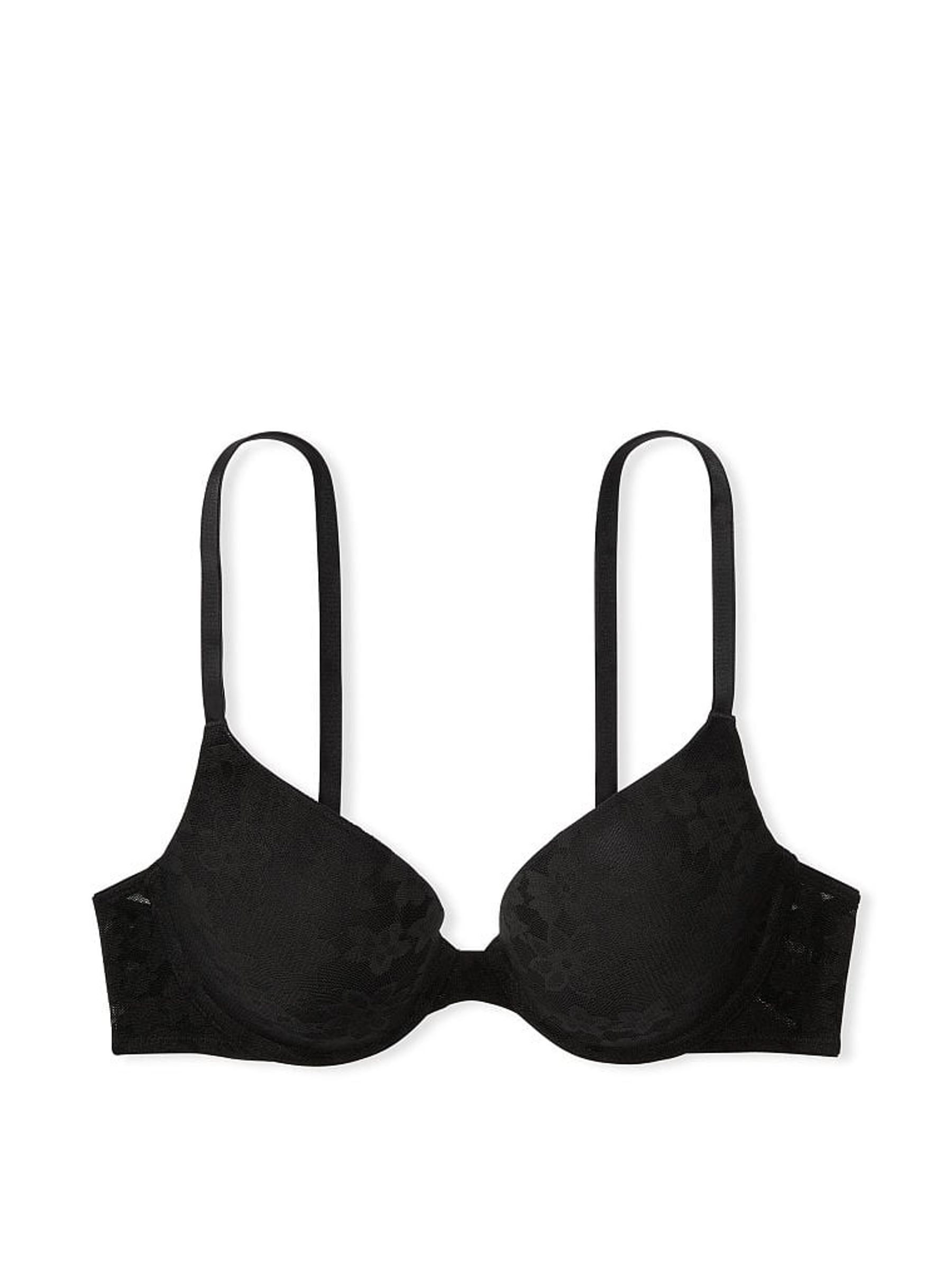 Black Lace Push Up Bra - Image 3 of 3