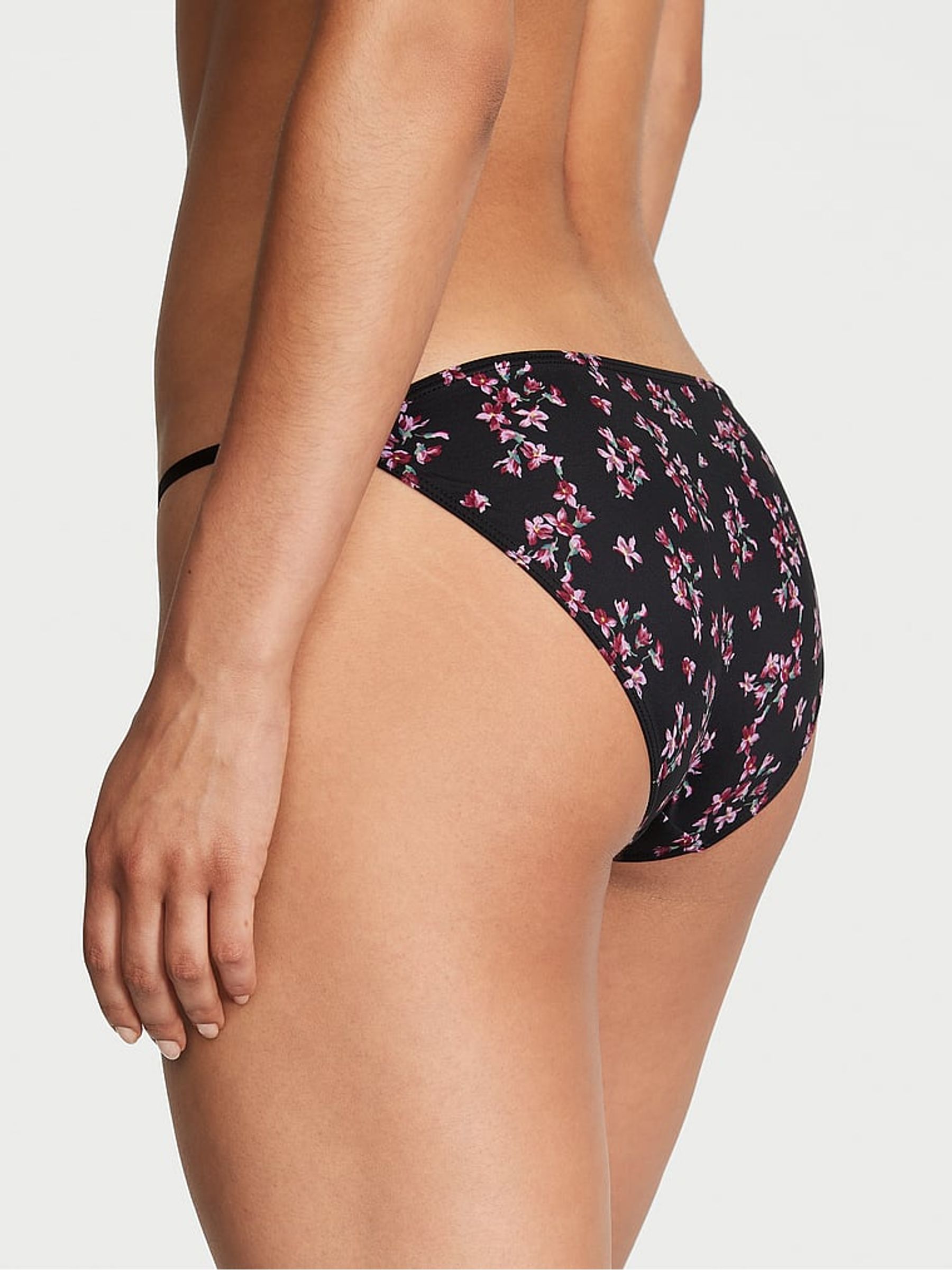 Black Floral Bikini Knickers - Image 2 of 4