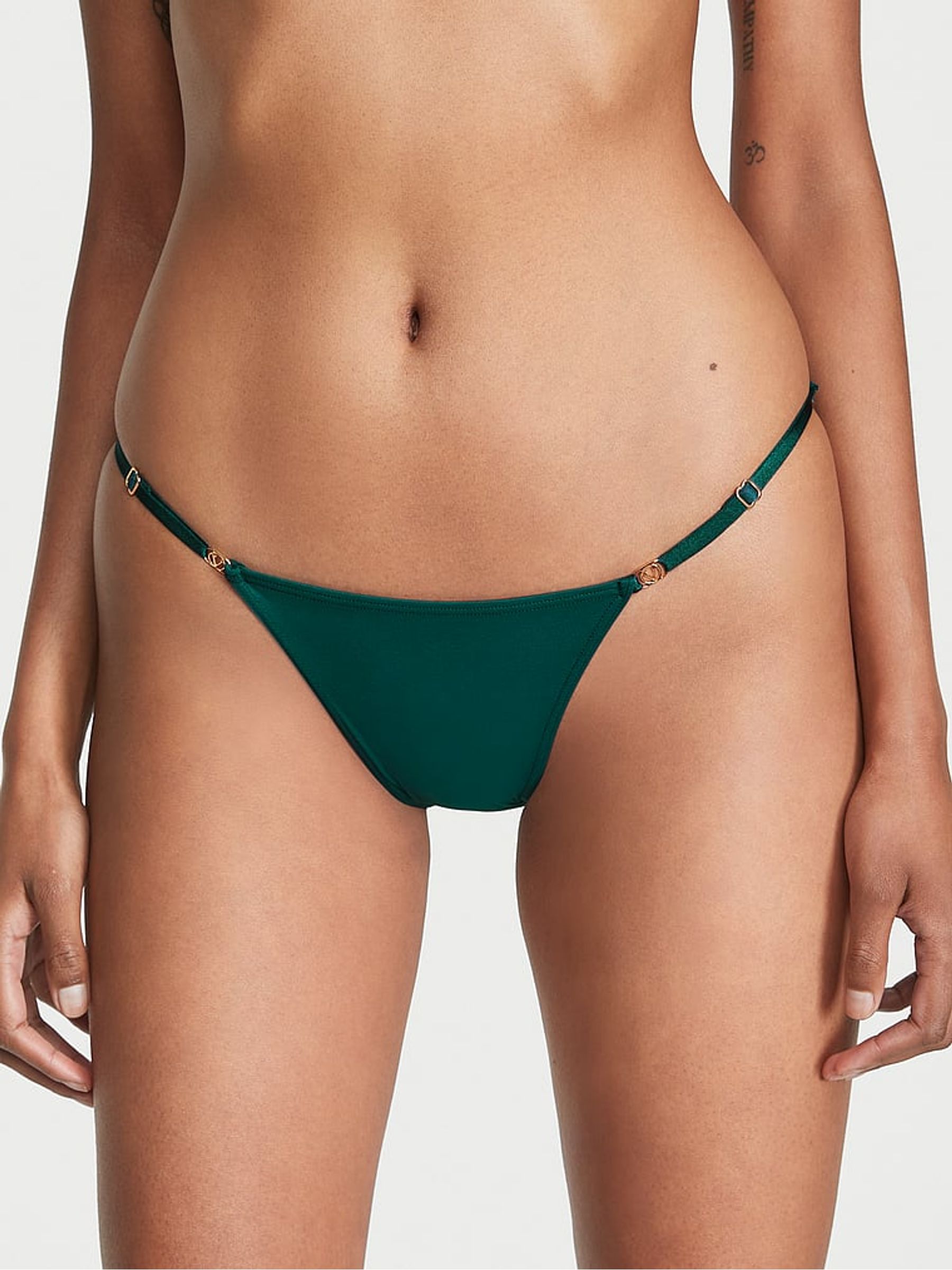 Black Ivy Green Smooth Bikini Knickers - Image 1 of 4