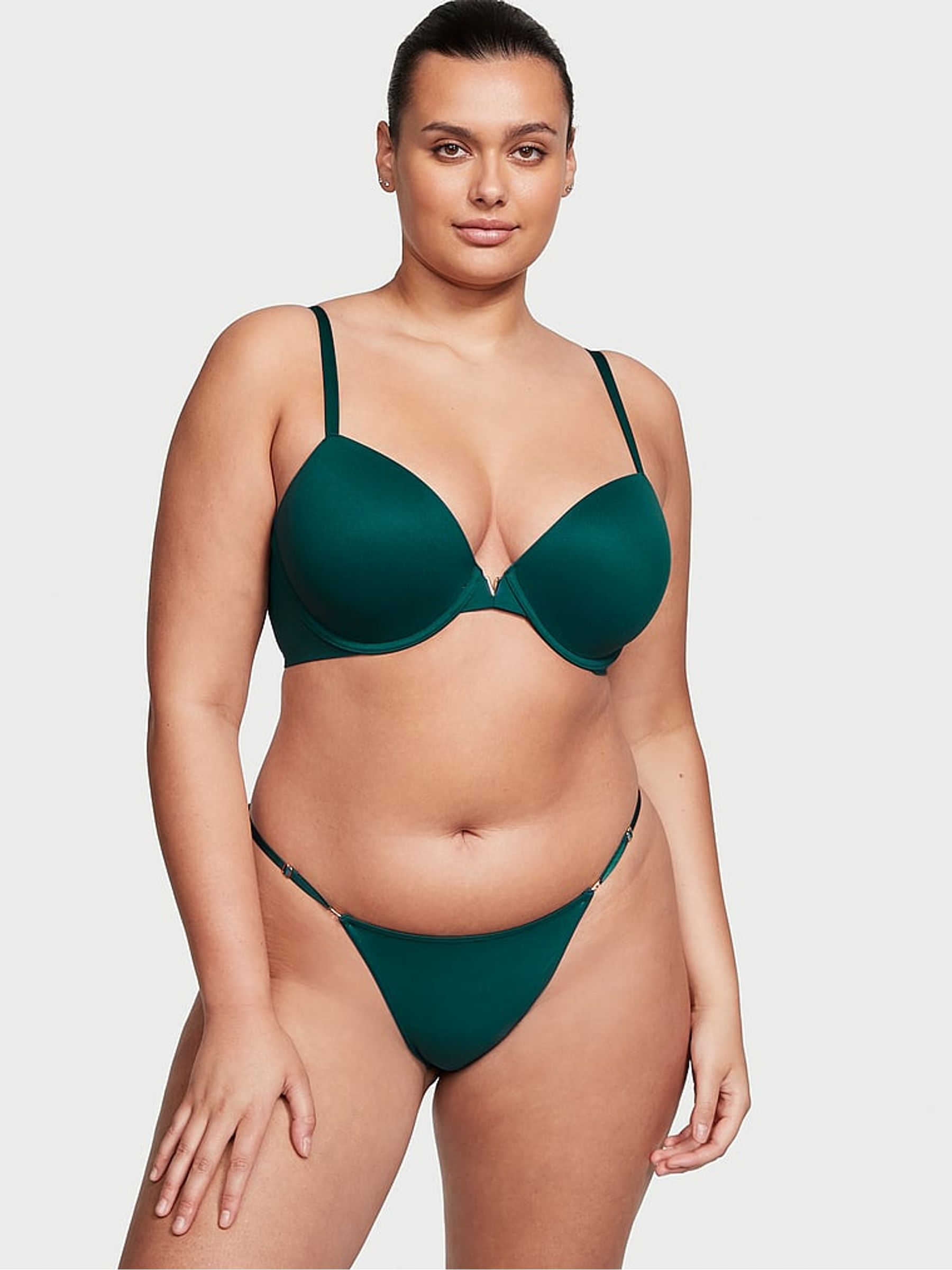 Black Ivy Green Smooth Bikini Knickers - Image 3 of 4