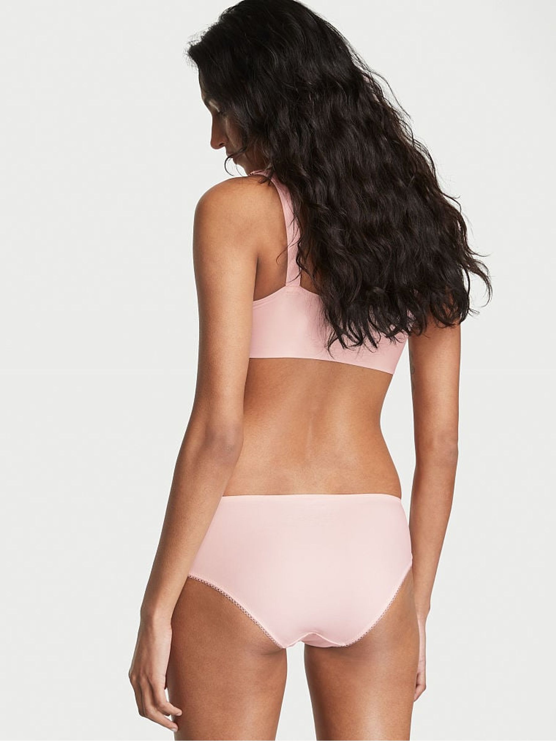 Purest Pink Lace Hipster Knickers - Image 2 of 4