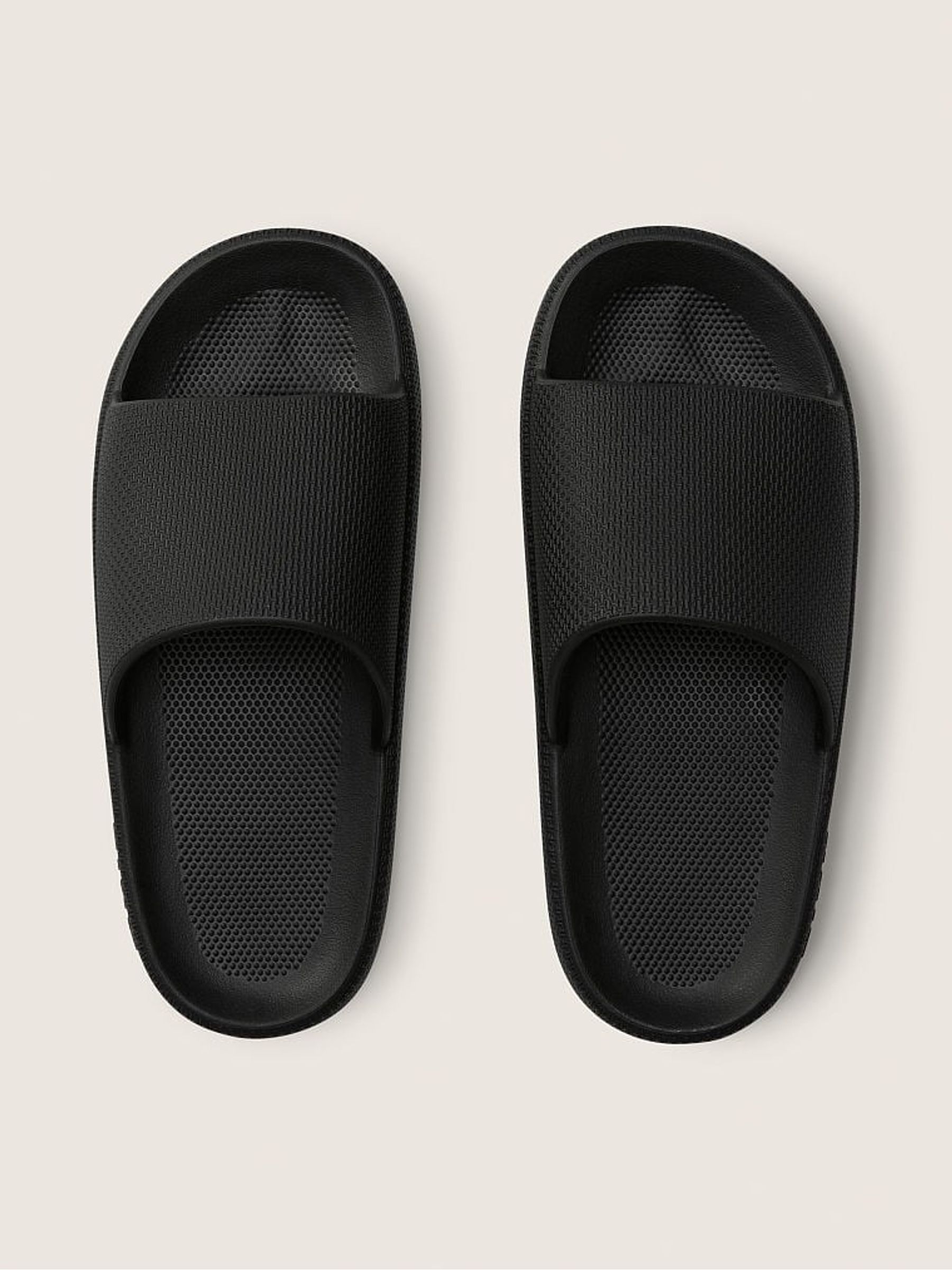 Pure Black Pillow Sliders - Image 2 of 3