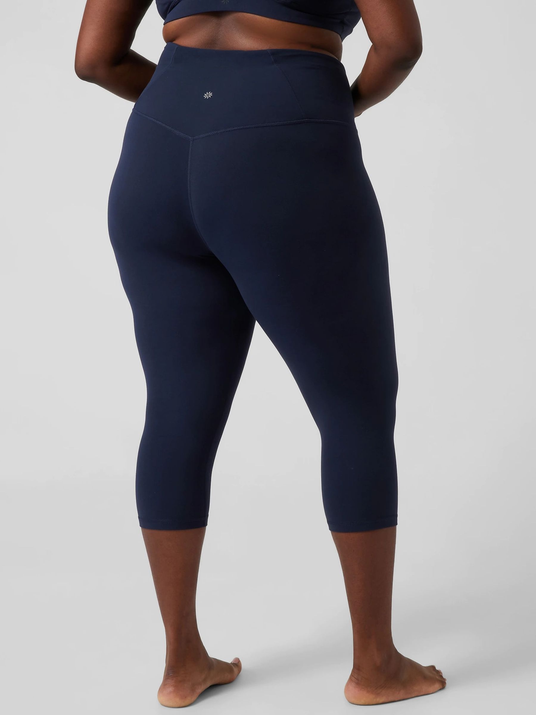 Athleta Blue Elation High Rise Capri Leggings - Image 2 of 6