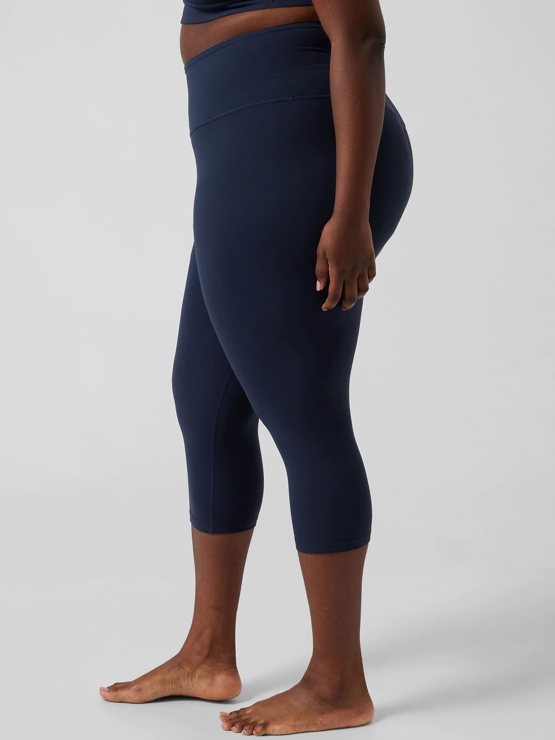 Athleta Blue Elation High Rise Capri Leggings - Image 3 of 6