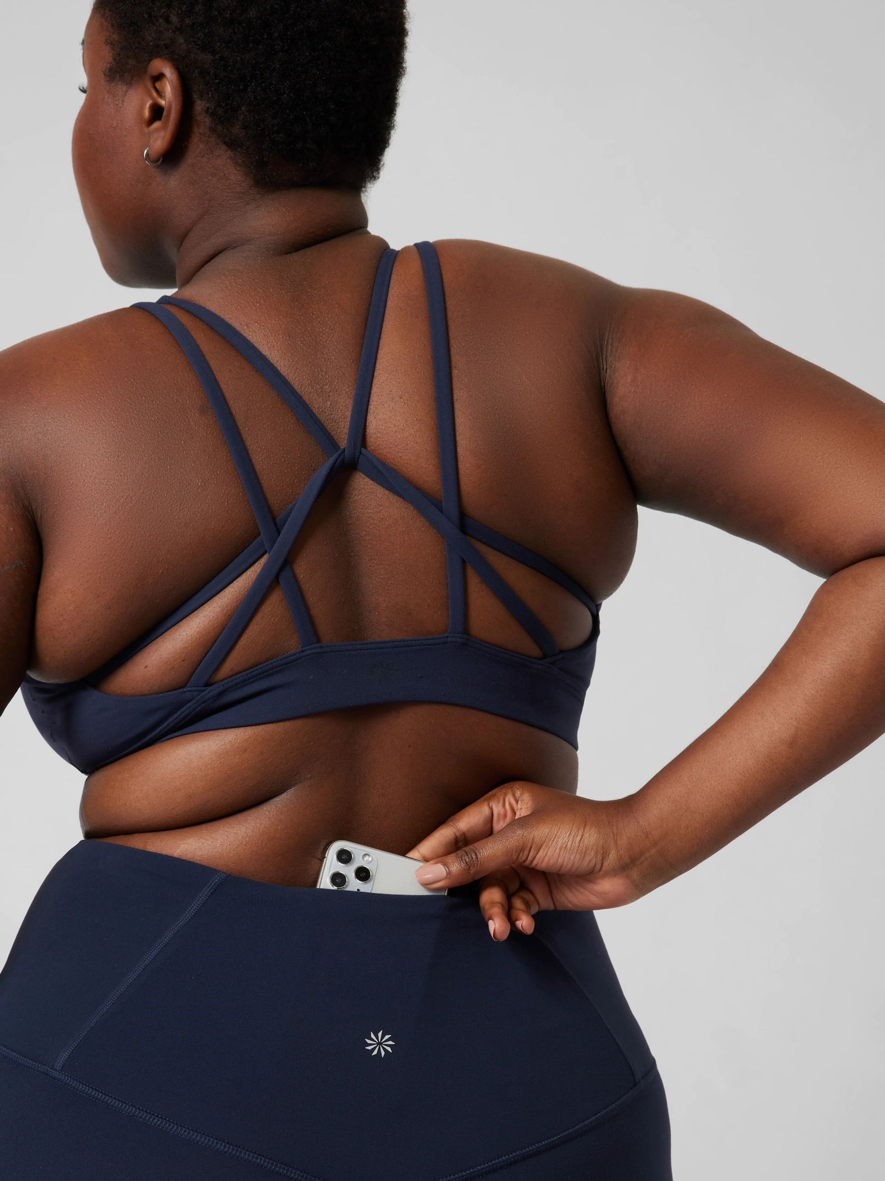 Athleta Blue Elation High Rise Capri Leggings - Image 6 of 6