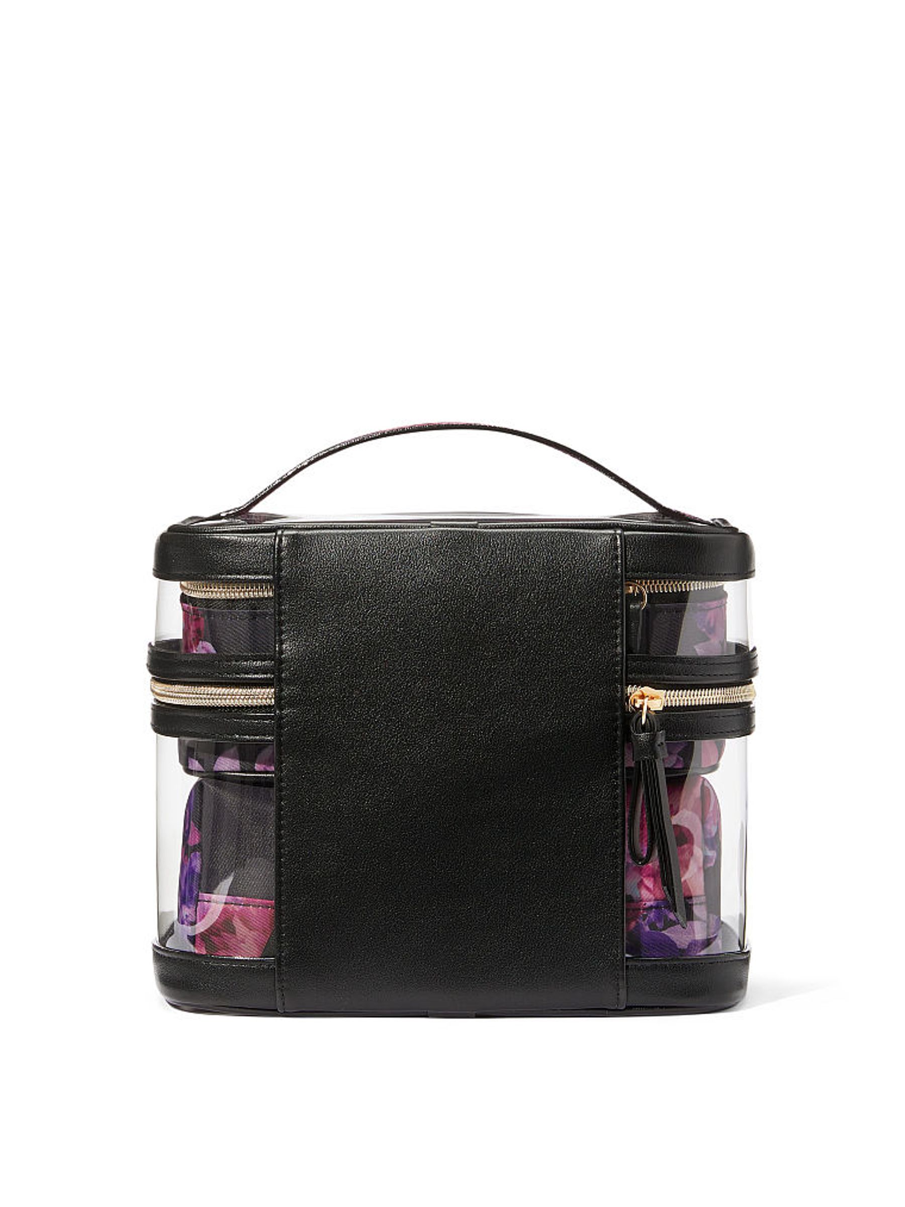 Midnight Garden Black 4 in 1 Cosmetic Bag - Image 2 of 3