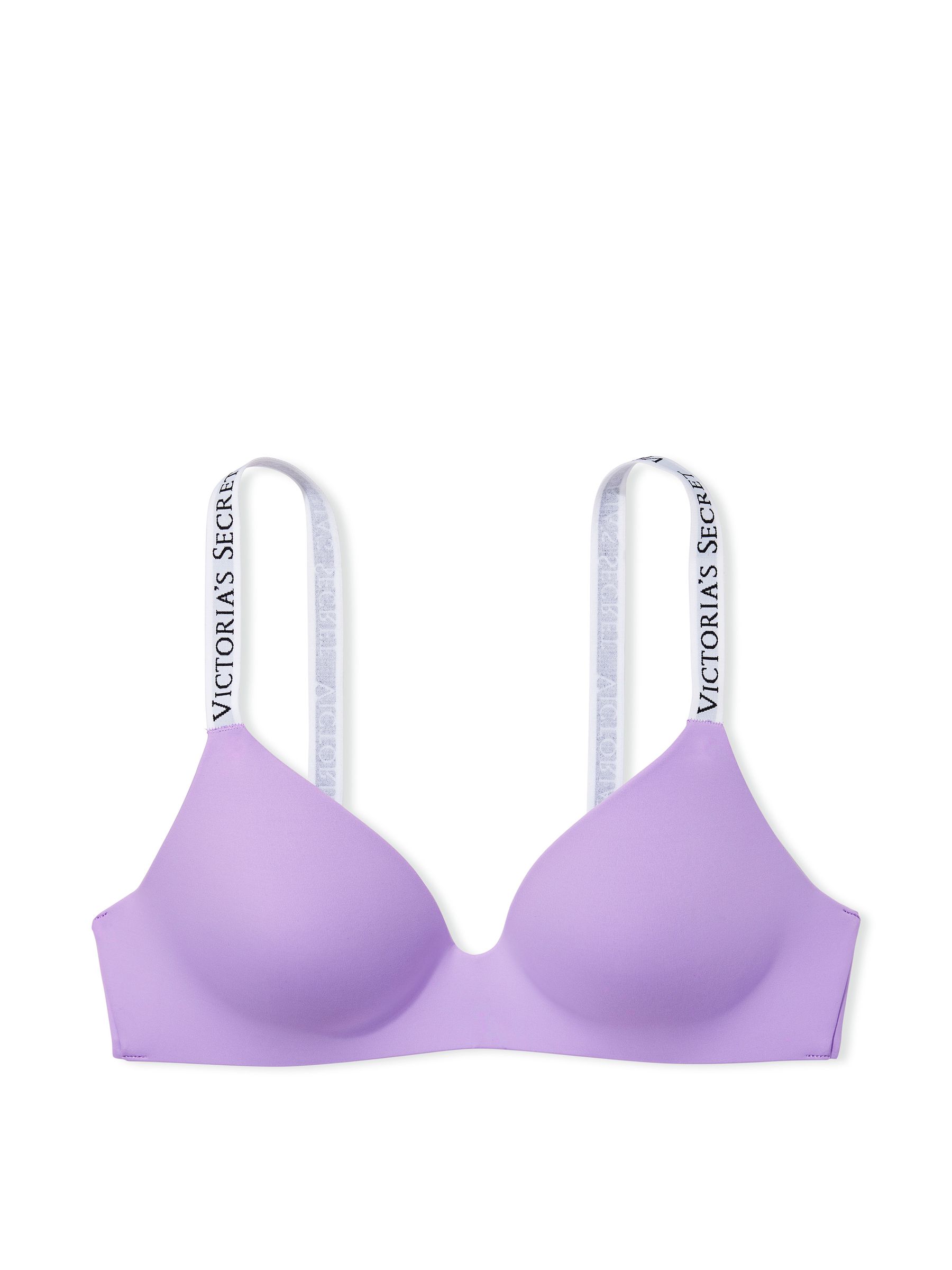 Secret Crush Purple Non Wired Logo T-Shirt Bra - Image 3 of 3