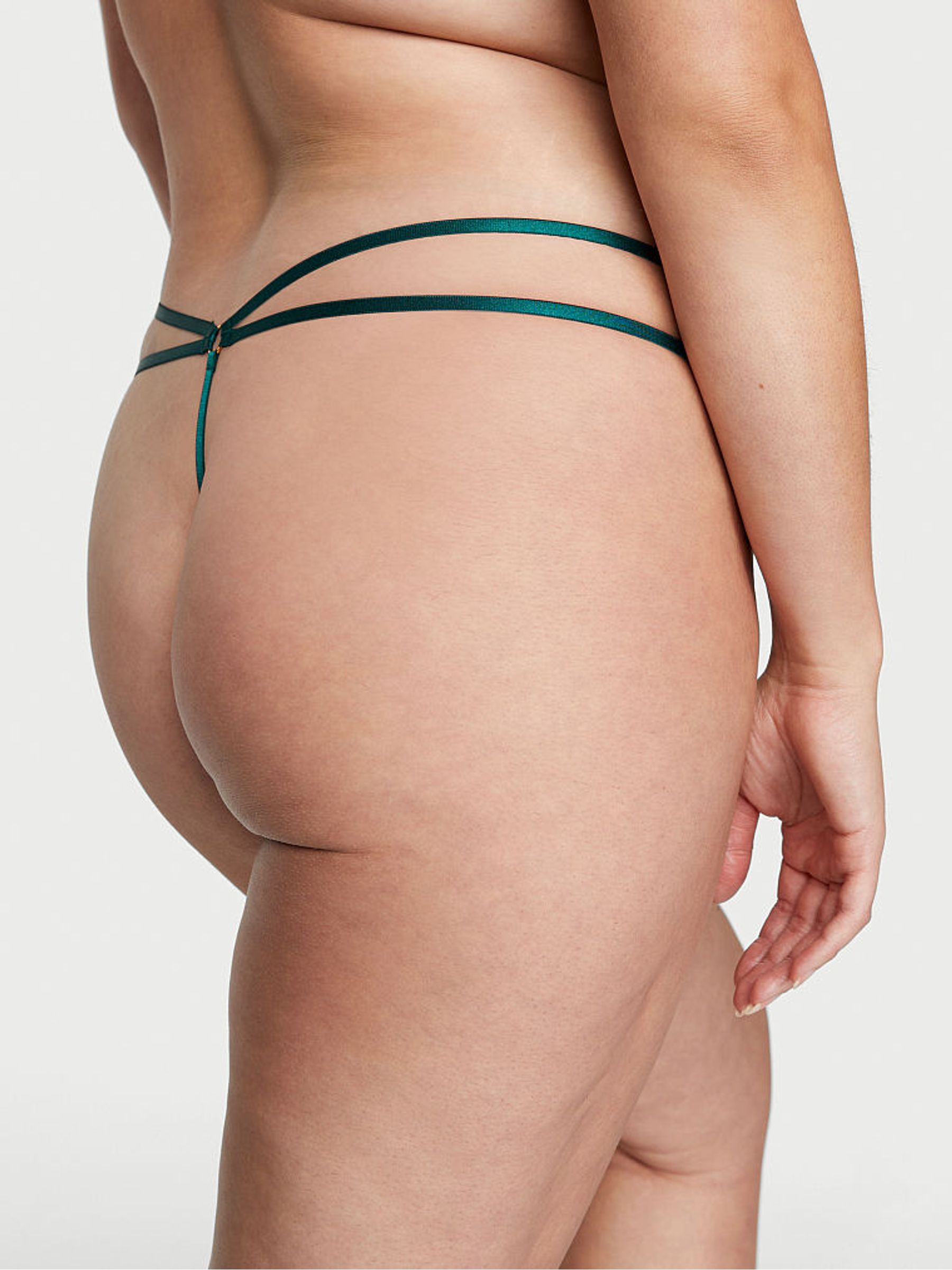 Black Ivy Green Geo Embroidered Knickers - Image 2 of 3