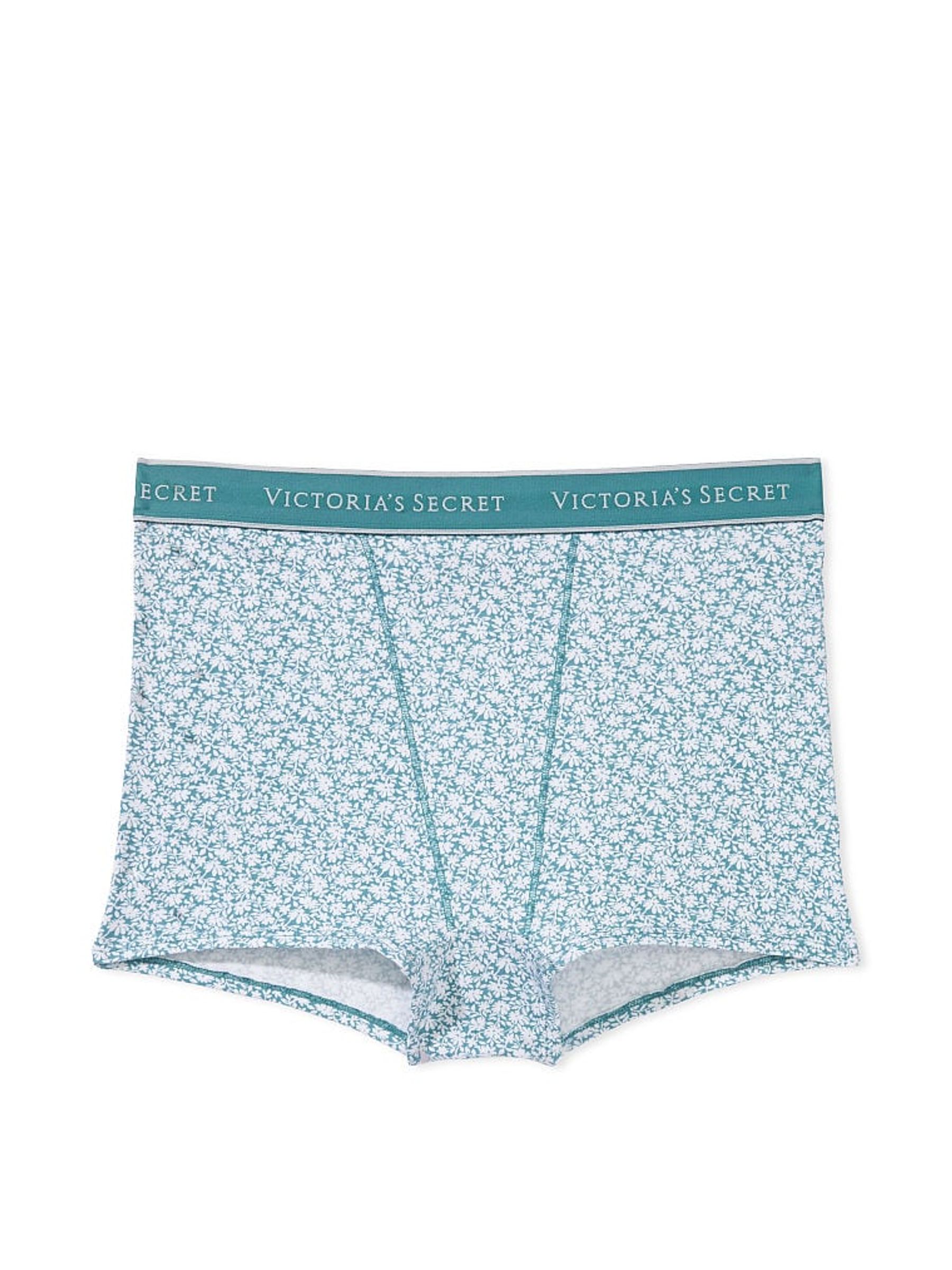 French Sage Ditsy Floral Green High Waisted Short Knickers - Image 3 of 3