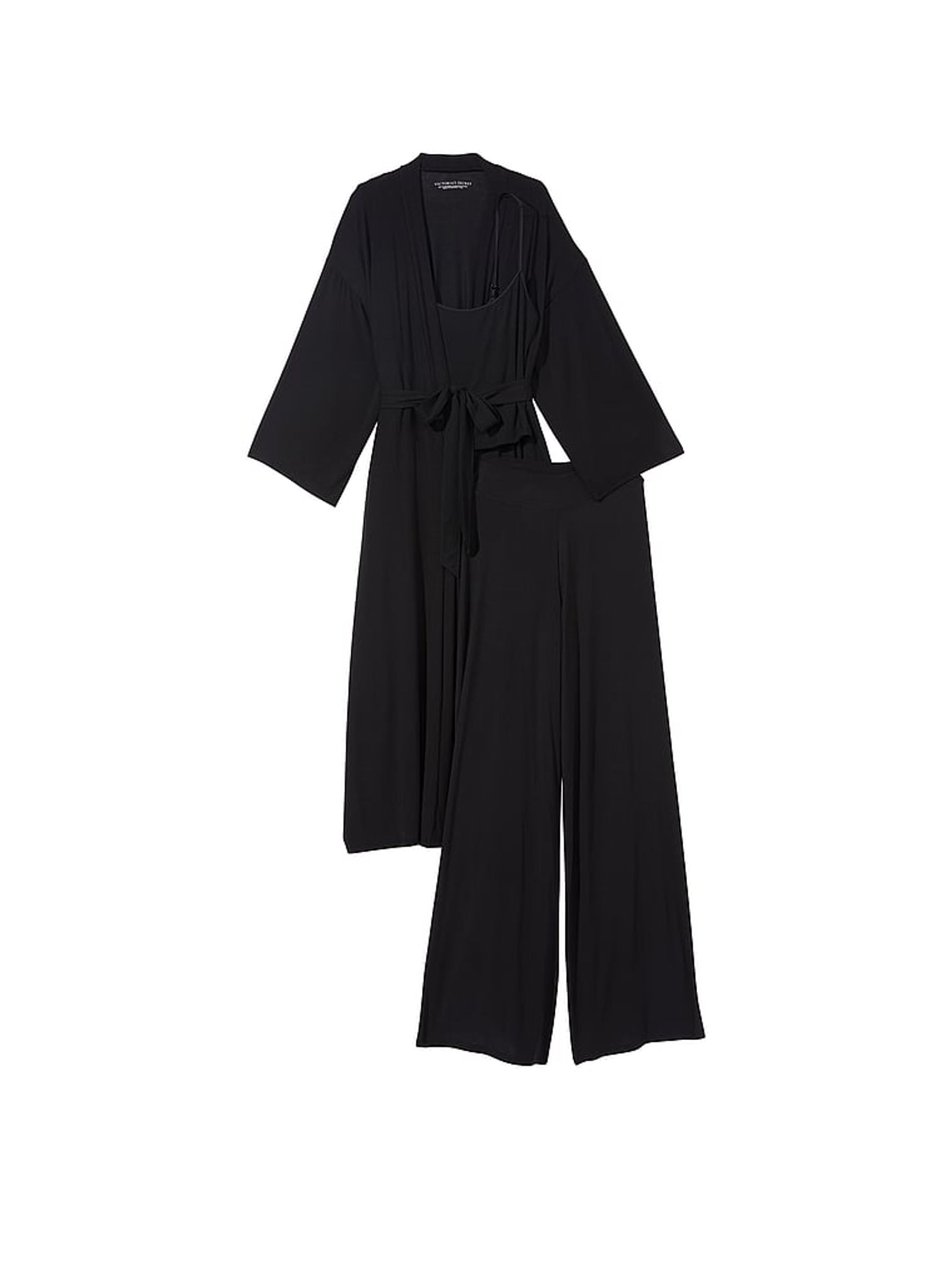 Black Modal Long Pyjamas - Image 3 of 3