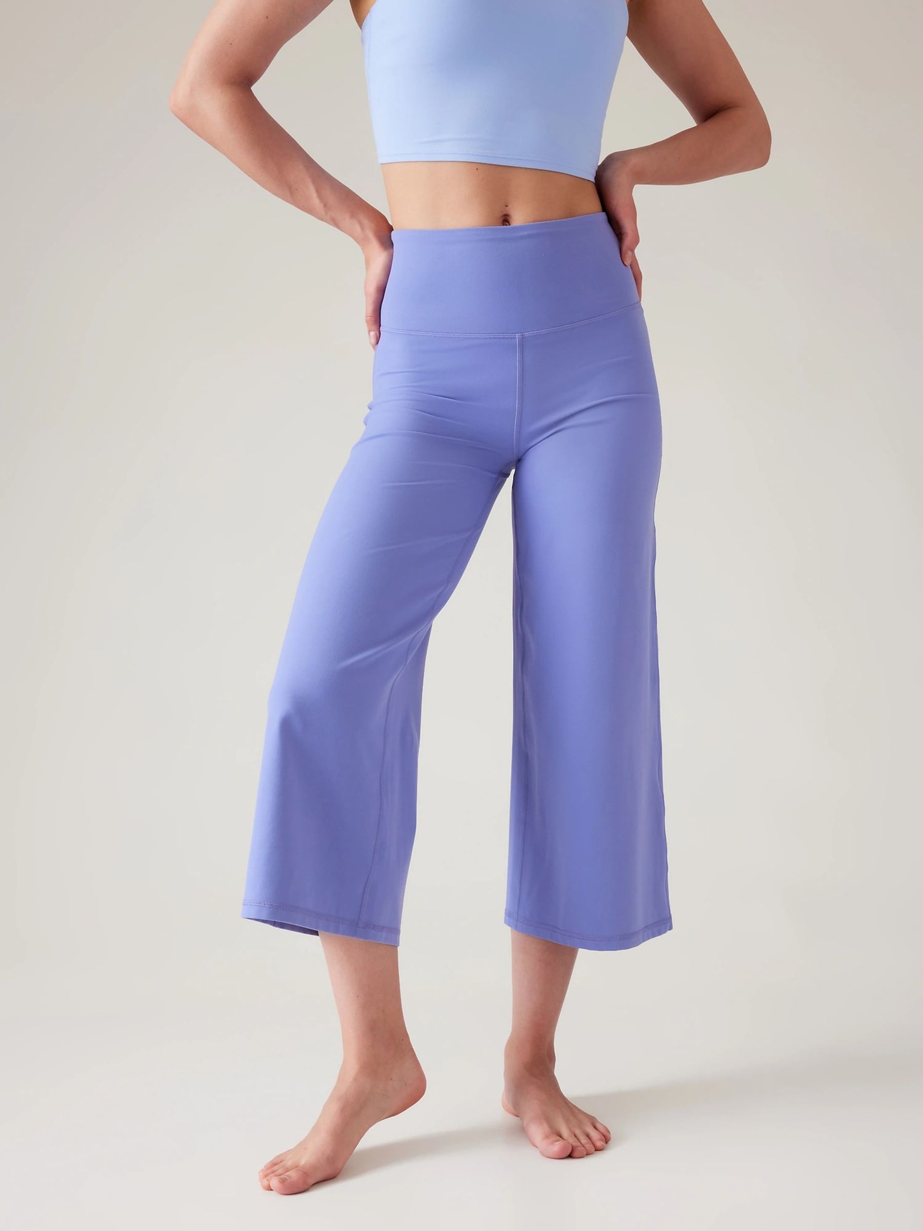 Athleta Blue Elation Wide Crop Trouser - Image 1 of 1