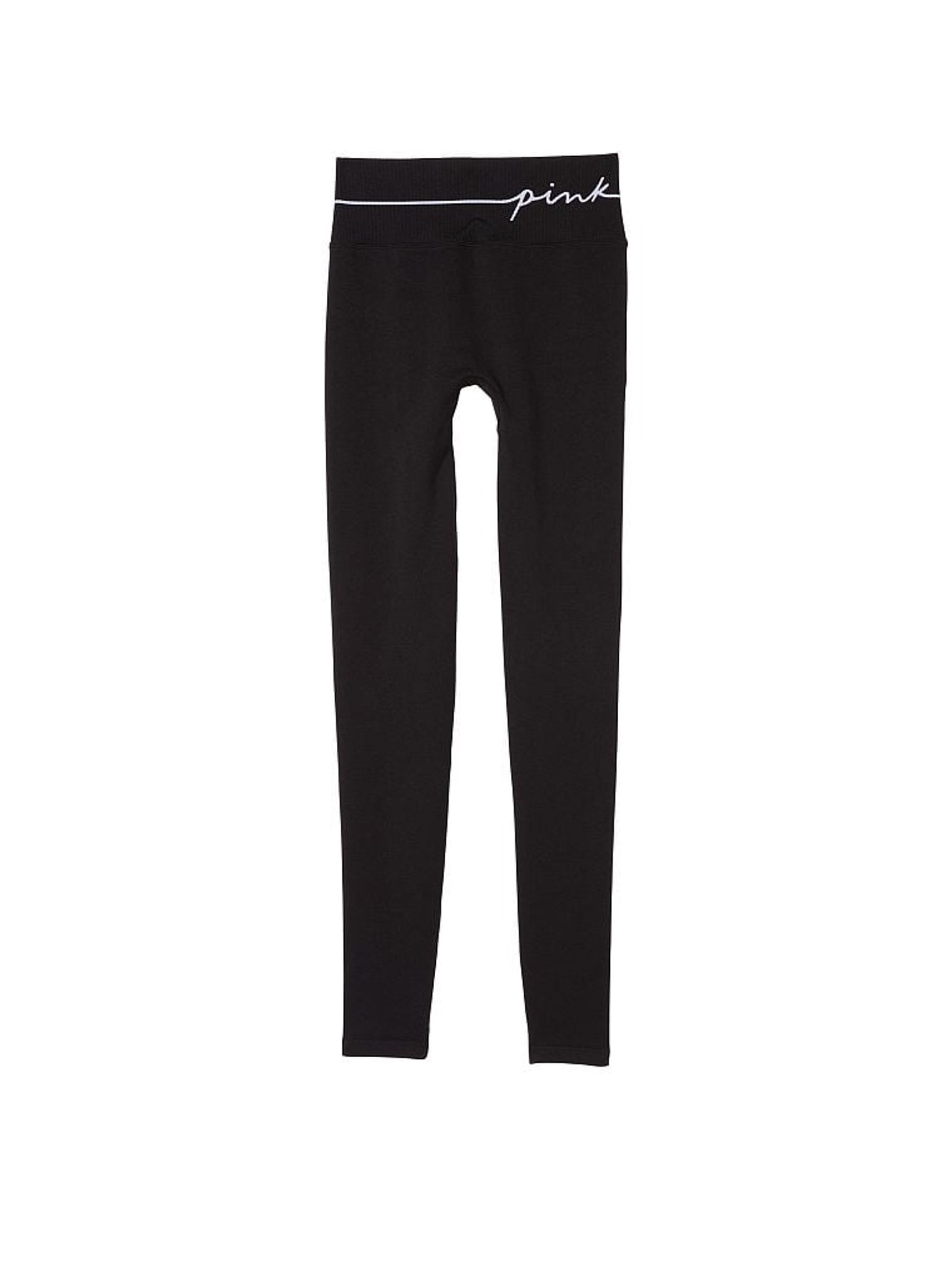 Pure Black Long Logo Legging - Image 4 of 4